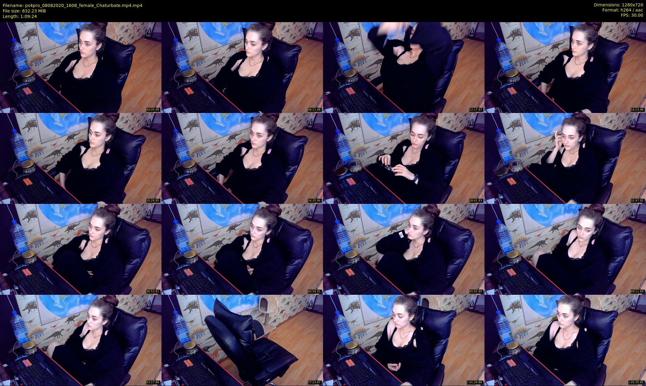 ps4pro — 70 minute Chaturbate female cam show recording, 720p, Aug 8, 2020