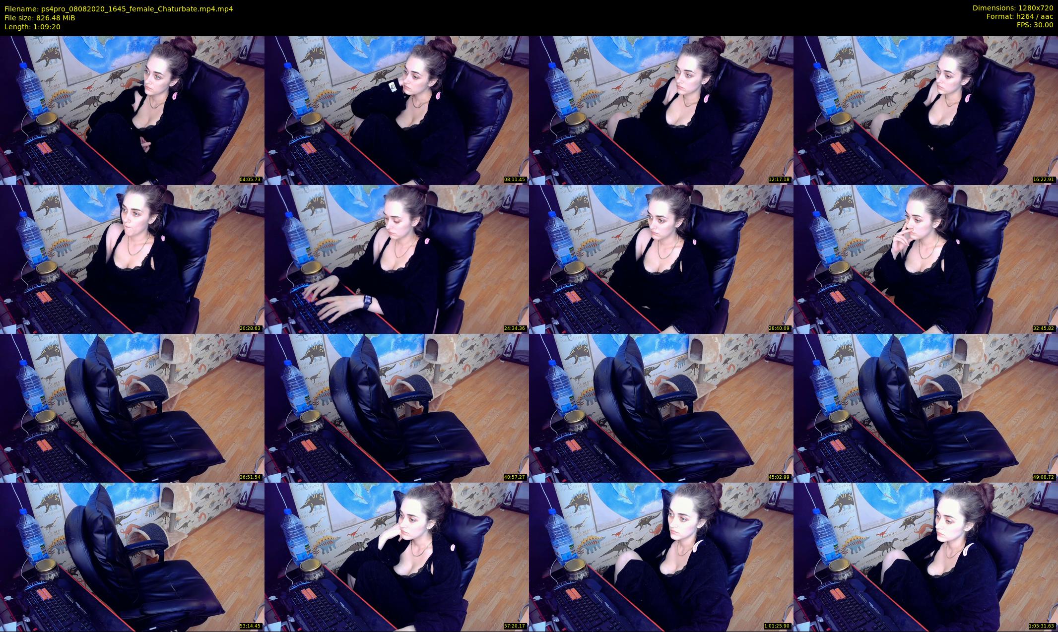 ps4pro — 70 minute Chaturbate female cam show recording, 720p, Aug 8, 2020