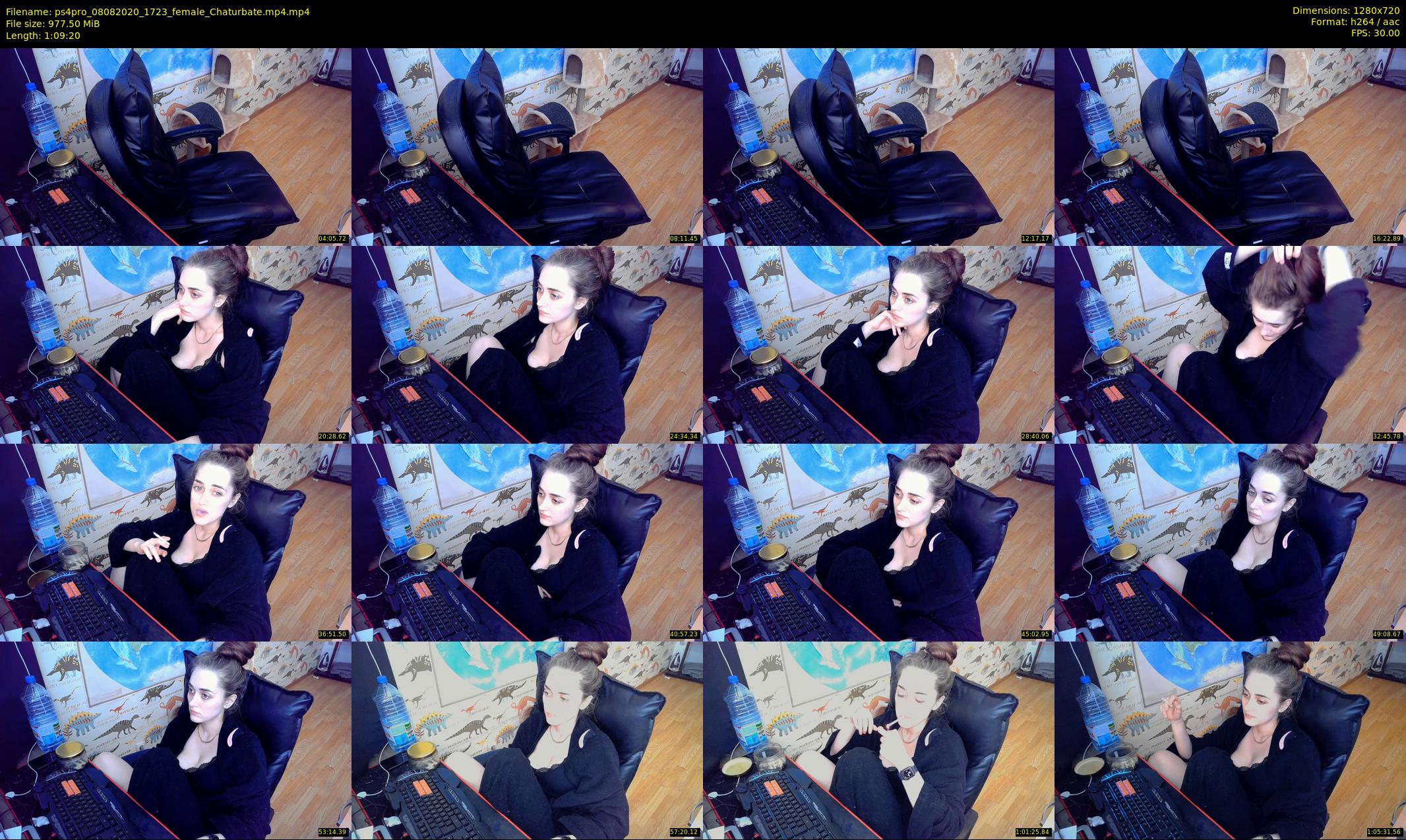 ps4pro — 70 minute Chaturbate female cam show recording, 720p, Aug 8, 2020
