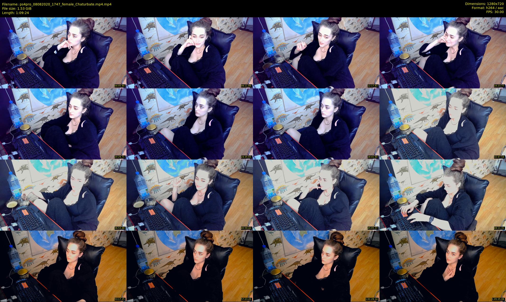ps4pro — 70 minute Chaturbate female cam show recording, 720p, Aug 8, 2020