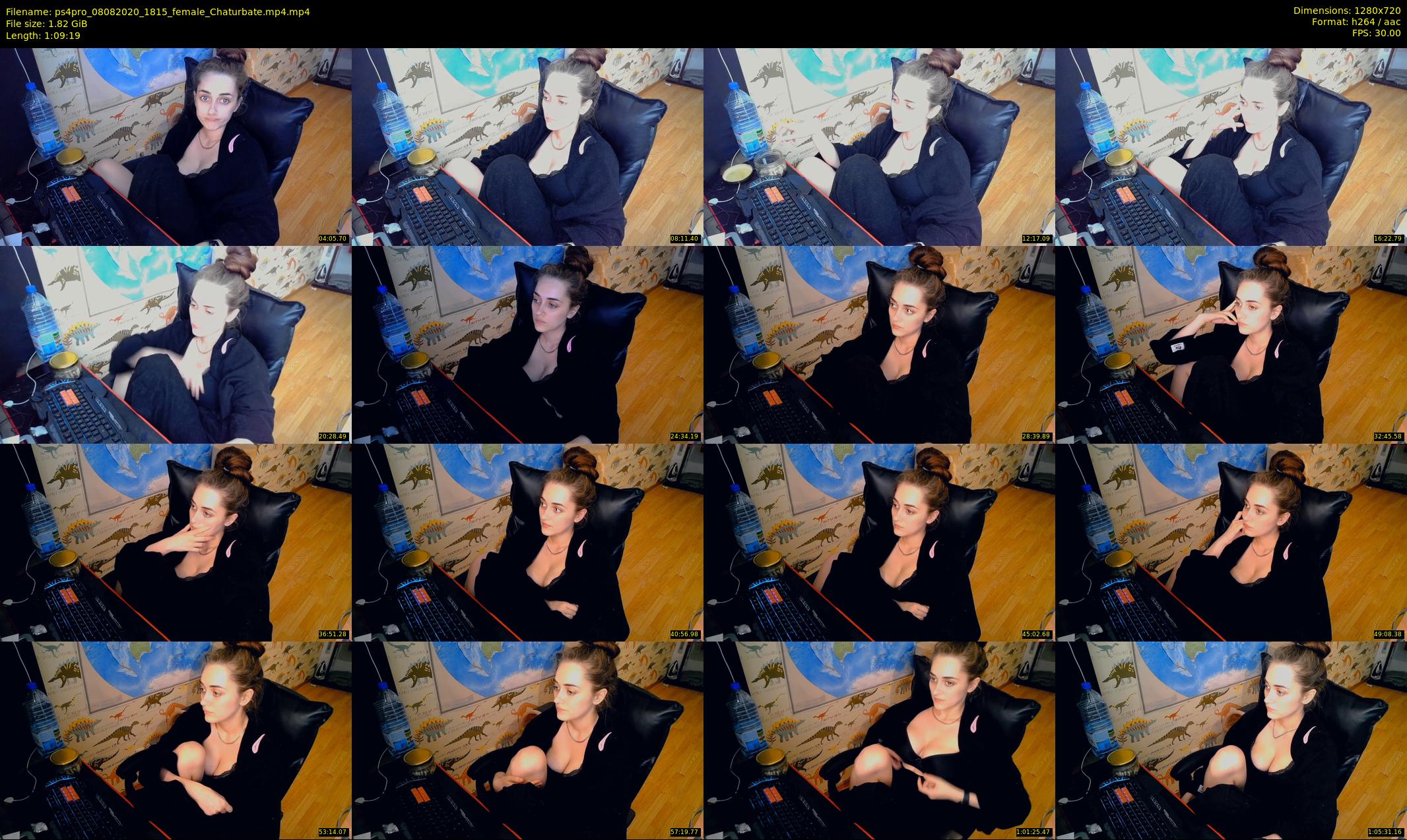 ps4pro — 70 minute Chaturbate female cam show recording, 720p, Aug 8, 2020
