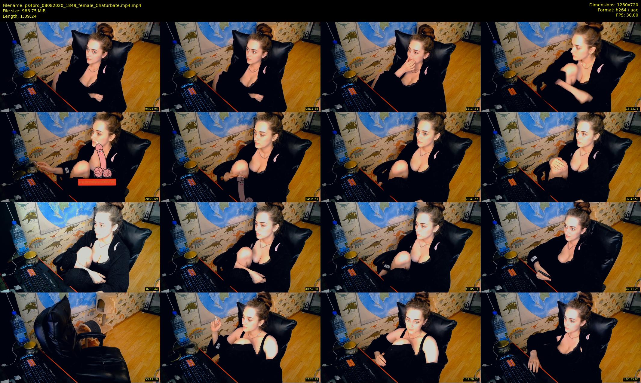 ps4pro — 70 minute Chaturbate female cam show recording, 720p, Aug 8, 2020