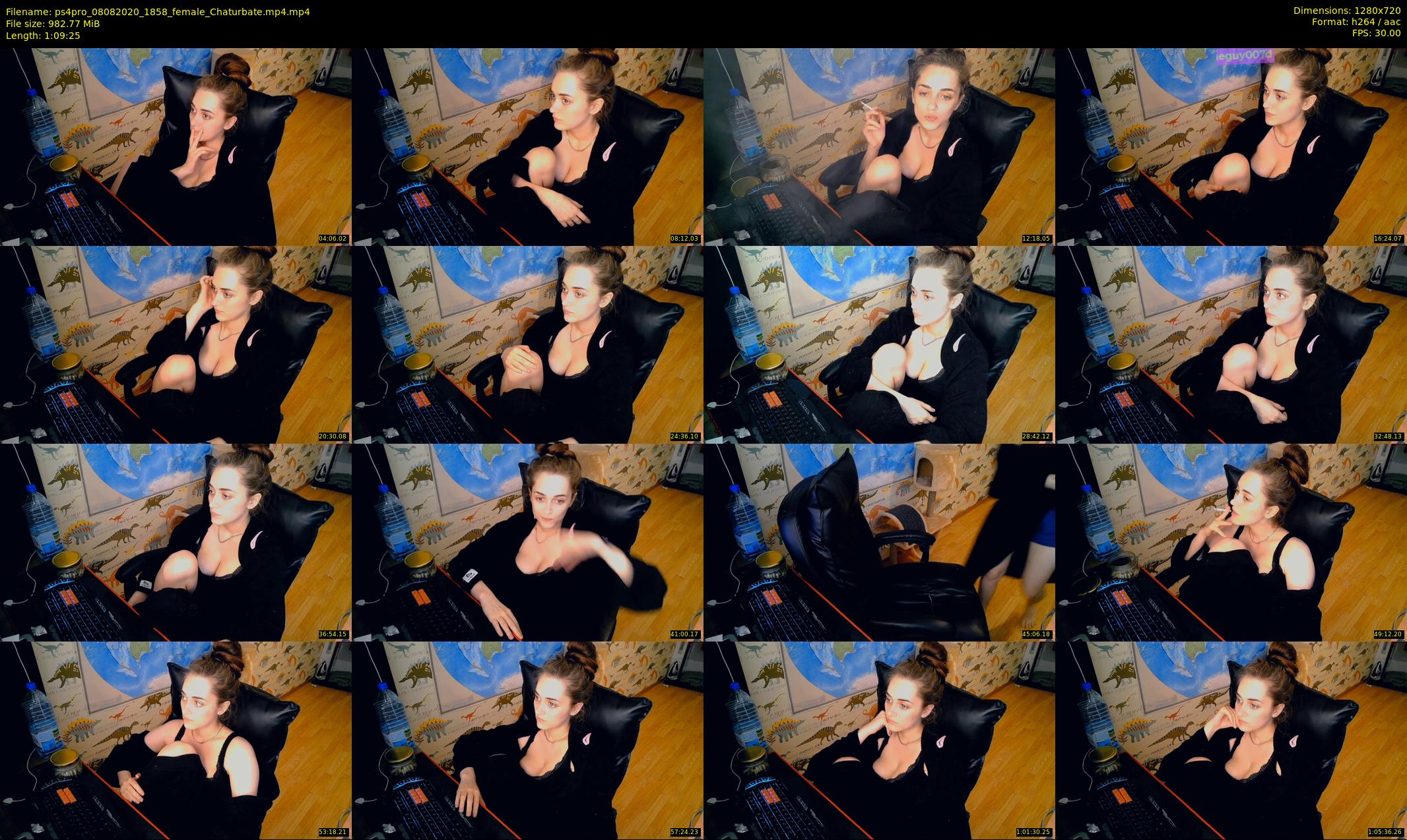 ps4pro — 70 minute Chaturbate female cam show recording, 720p, Aug 8, 2020