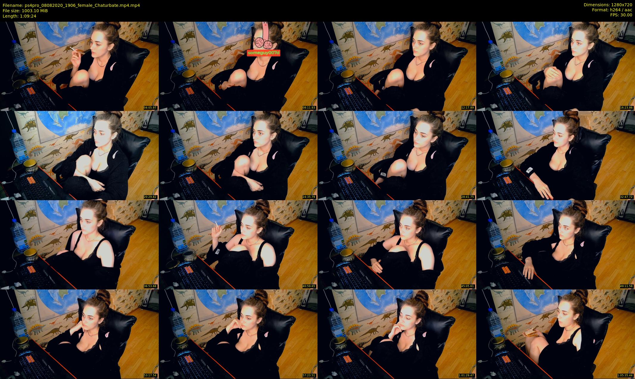 ps4pro — 70 minute Chaturbate female cam show recording, 720p, Aug 8, 2020