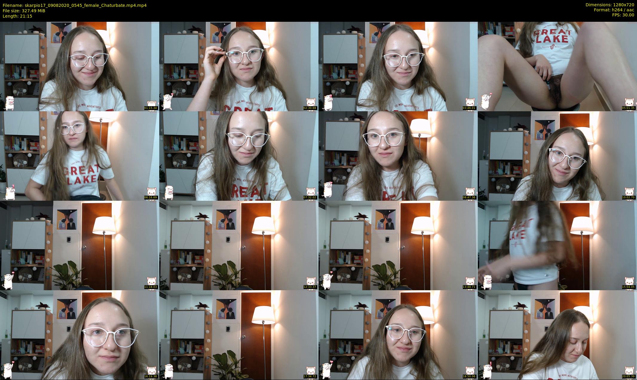 skarpio17 — 22 minute Chaturbate female cam show recording, 720p, Aug 9, 2020