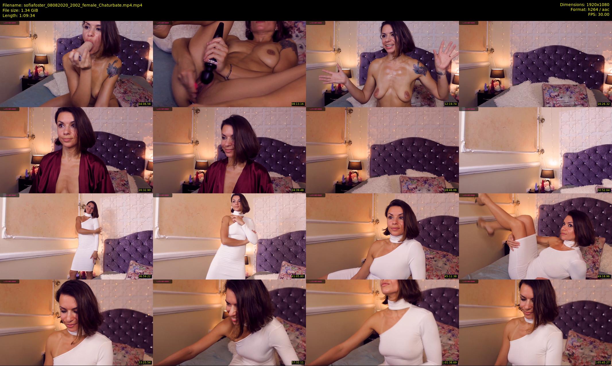sofiafoster — 70 minute Chaturbate female cam show recording, 1080p, Aug 8, 2020