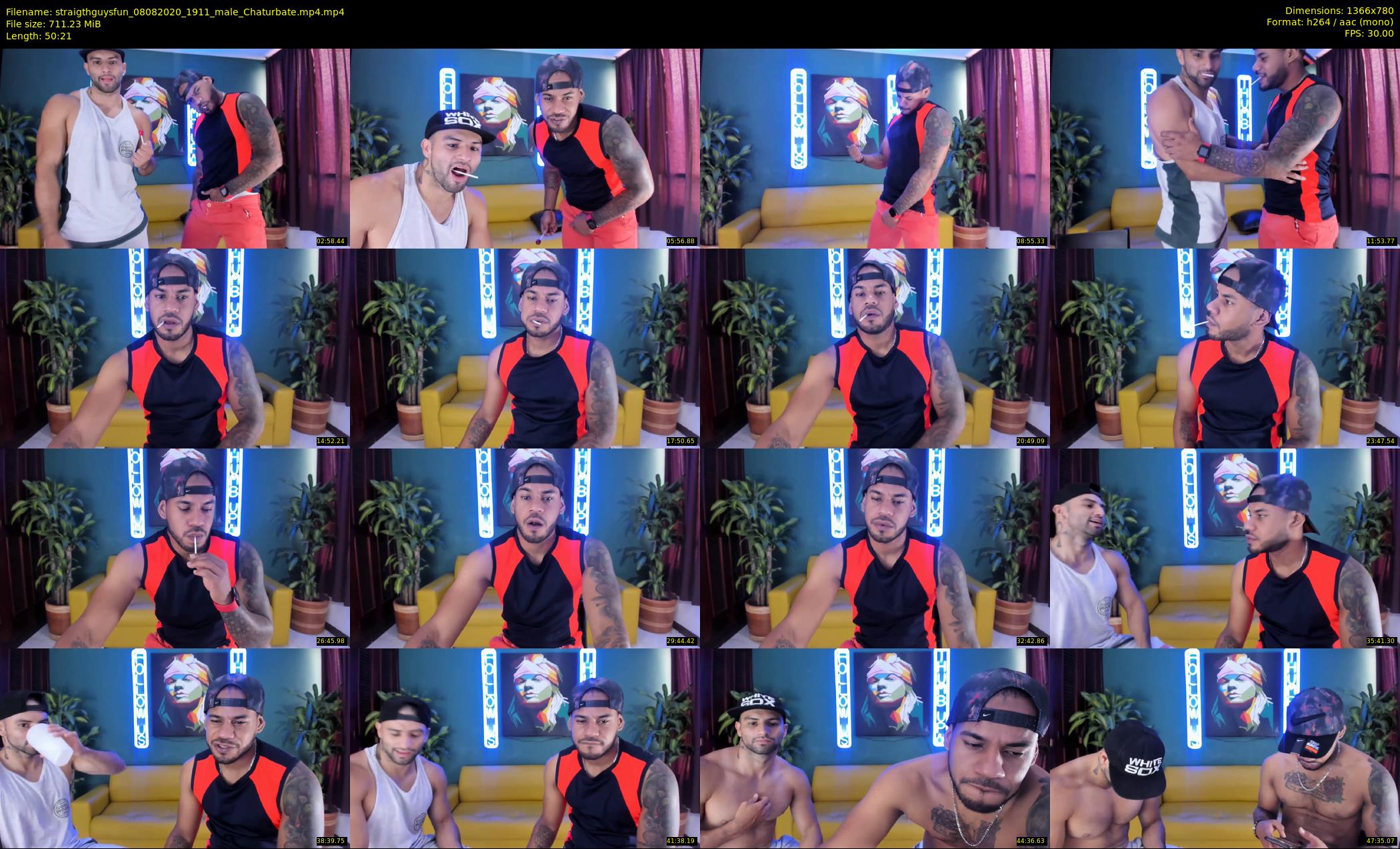 straigthguysfun — 51 minute Chaturbate male cam show recording, 720p, Aug 8, 2020