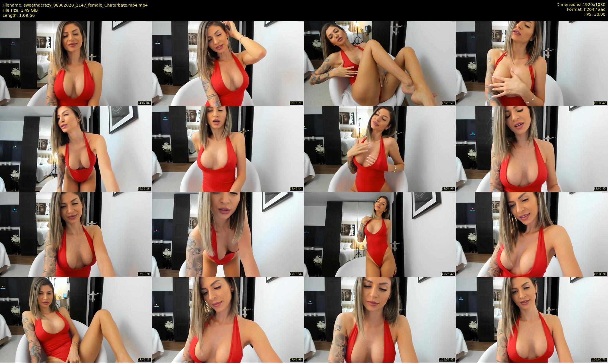 sweetndcrazy — 70 minute Chaturbate female cam show recording, 1080p, Aug 8, 2020