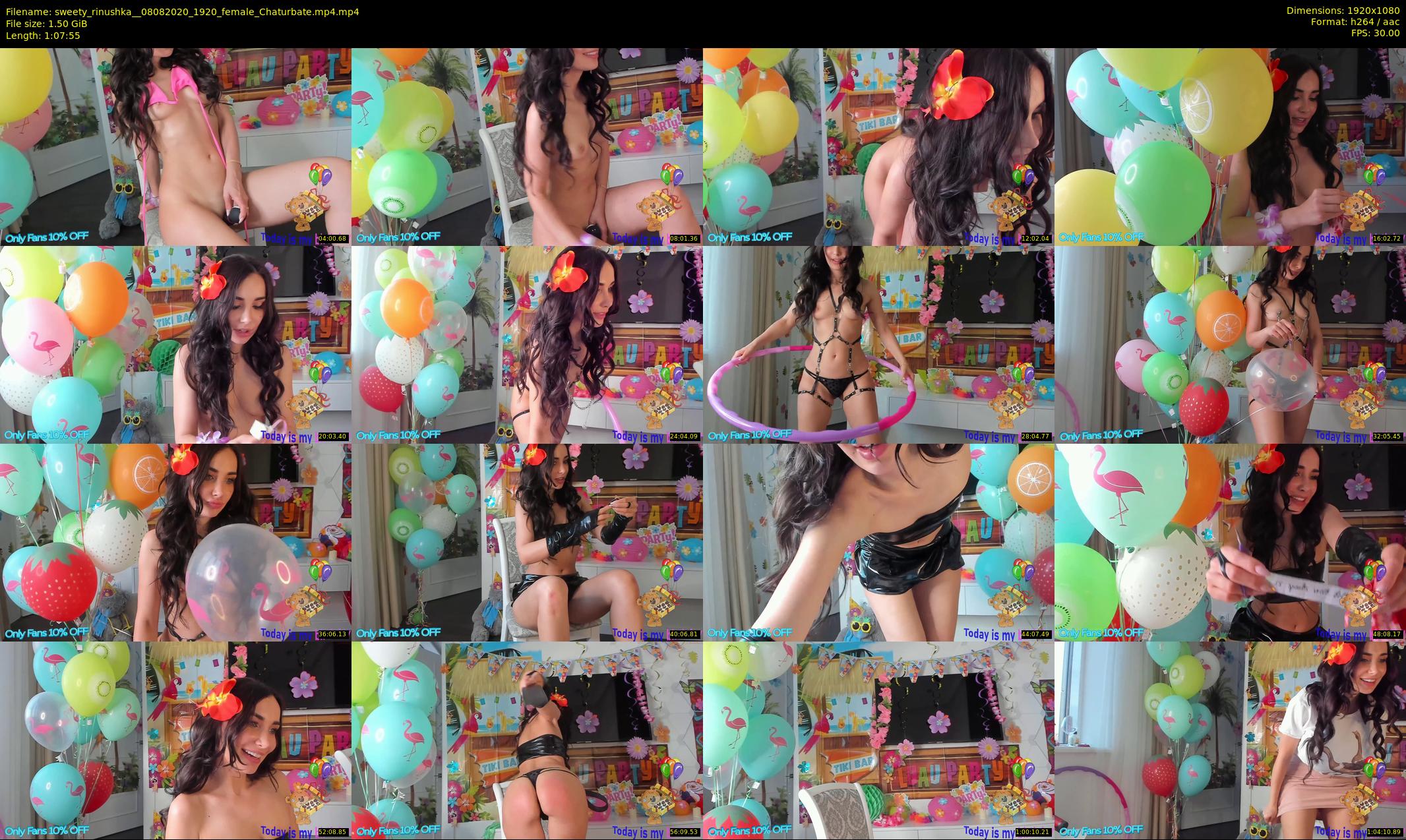 sweety_rinushka_ — 68 minute Chaturbate female cam show recording, 1080p, Aug 8, 2020