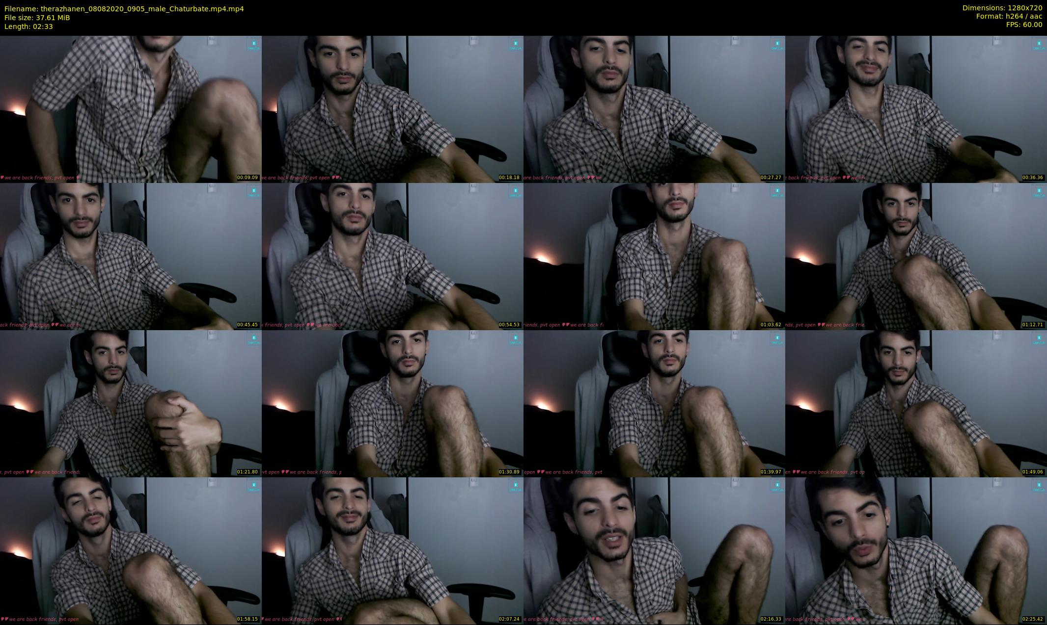 therazhanen — 3 minute Chaturbate couple cam show recording, 720p, Aug 8, 2020