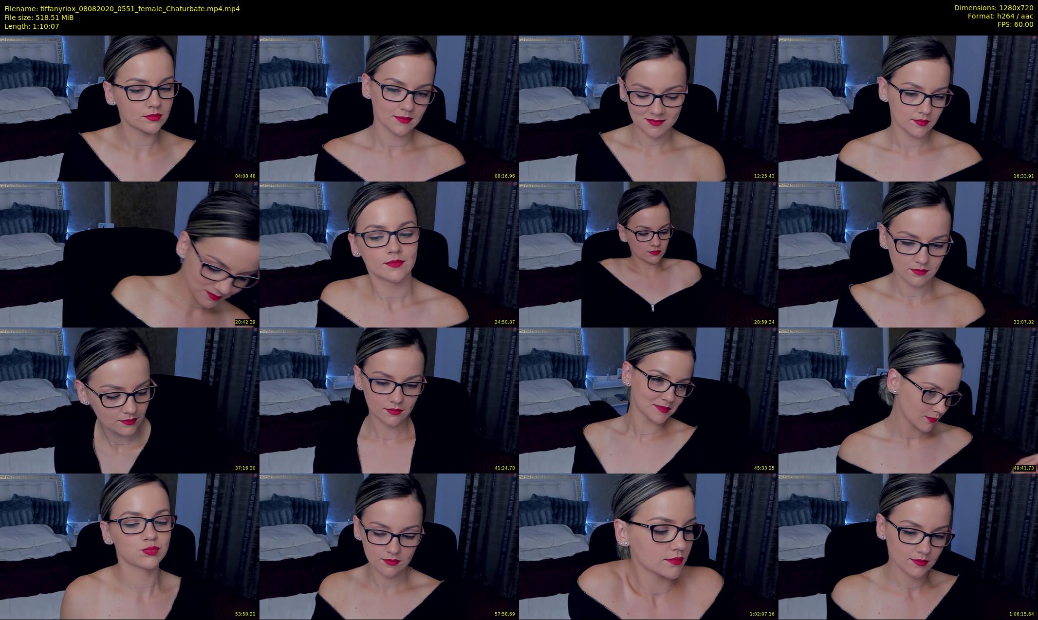 tiffanyriox — 71 minute Chaturbate female cam show recording, 720p, Aug 8, 2020