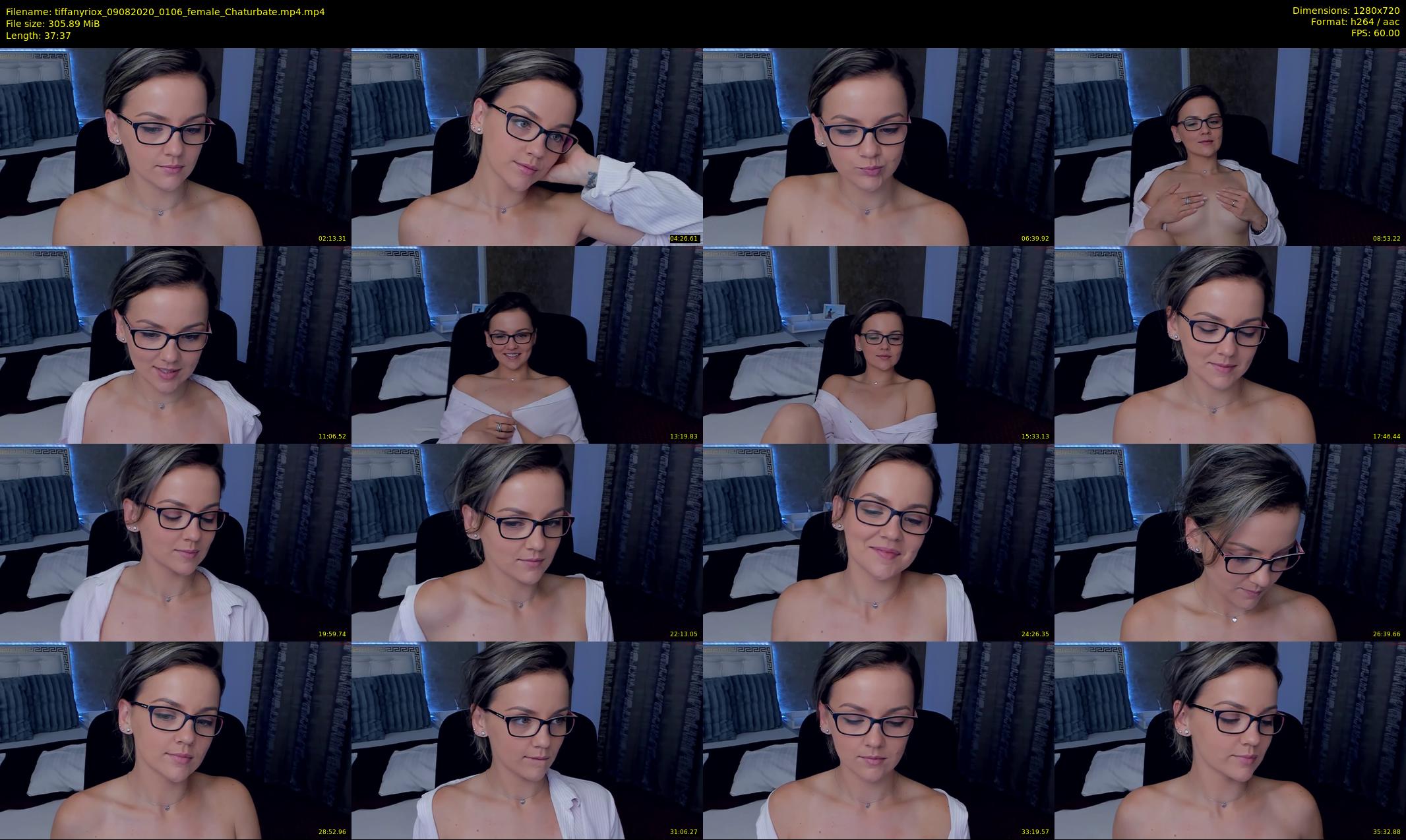 tiffanyriox — 38 minute Chaturbate female cam show recording, 720p, Aug 9, 2020