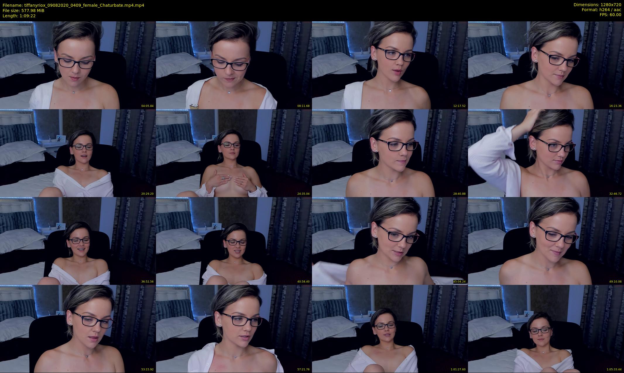 tiffanyriox — 70 minute Chaturbate female cam show recording, 720p, Aug 9, 2020