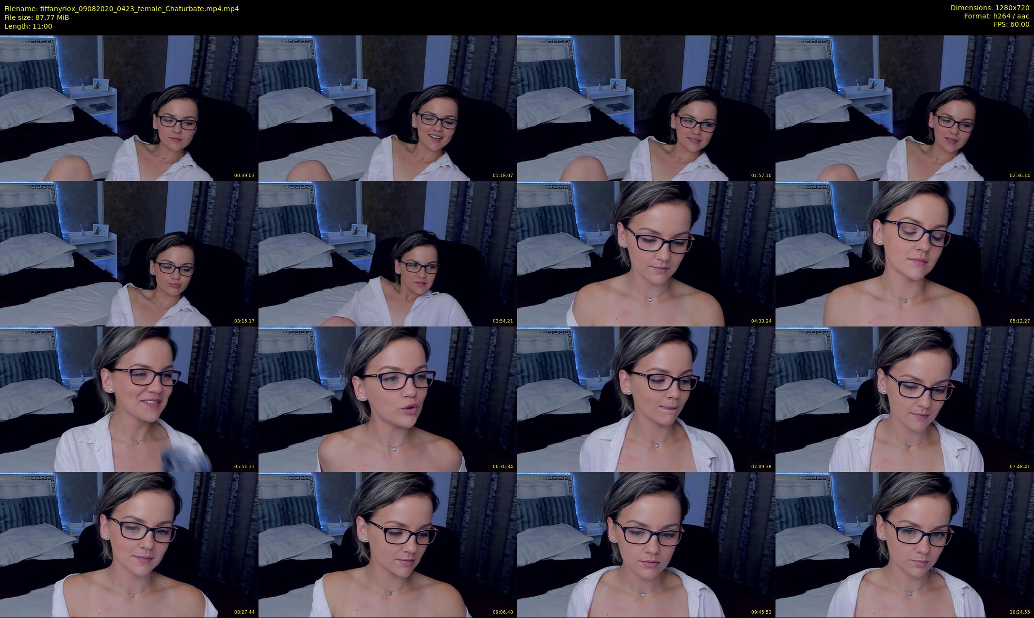 tiffanyriox — 11 minute Chaturbate female cam show recording, 720p, Aug 9, 2020