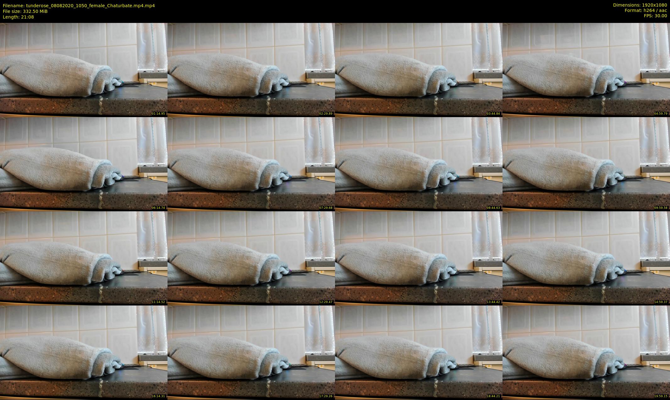 tunderose — 22 minute Chaturbate female cam show recording, 1080p, Aug 8, 2020