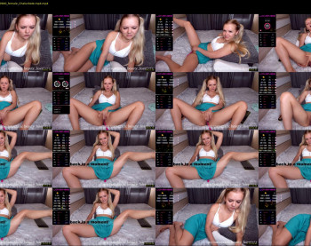 urblonde001 — 80 minute Chaturbate female cam show recording, 1080p, Aug 8, 2020