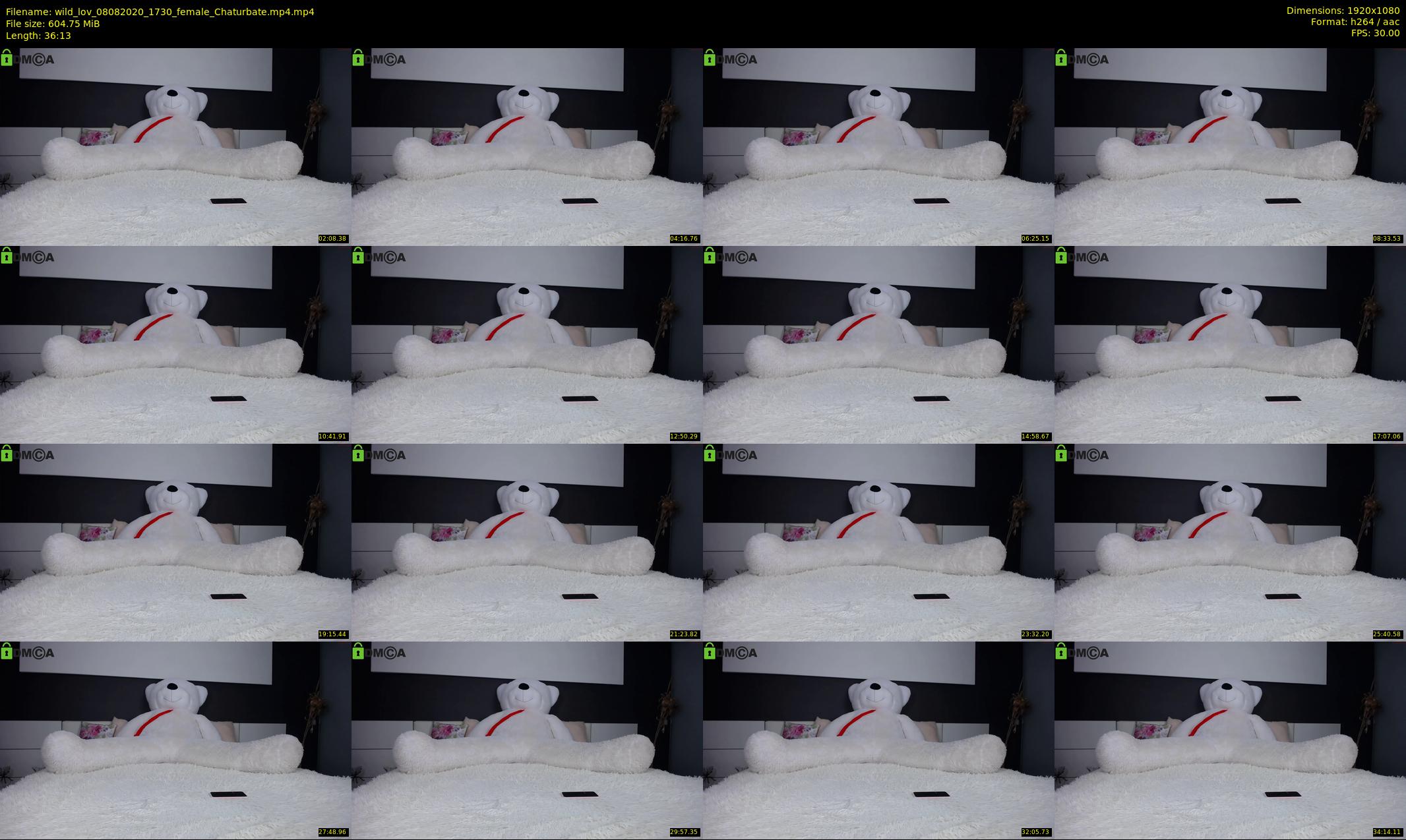 wild_lov — 37 minute Chaturbate female cam show recording, 1080p, Aug 8, 2020