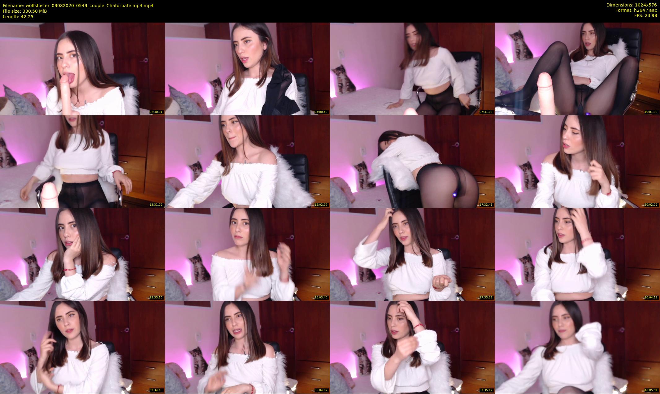 wolfsfoster — 43 minute Chaturbate couple cam show recording, 480p, Aug 9, 2020