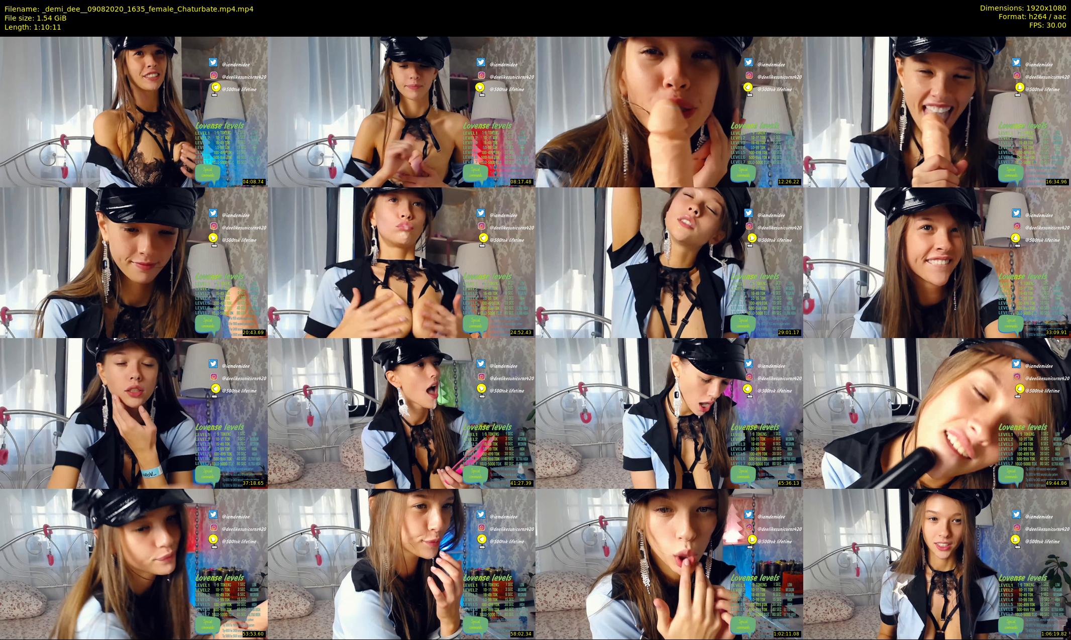 _demi_dee_ — 71 minute Chaturbate female cam show recording, 1080p, Aug 9, 2020