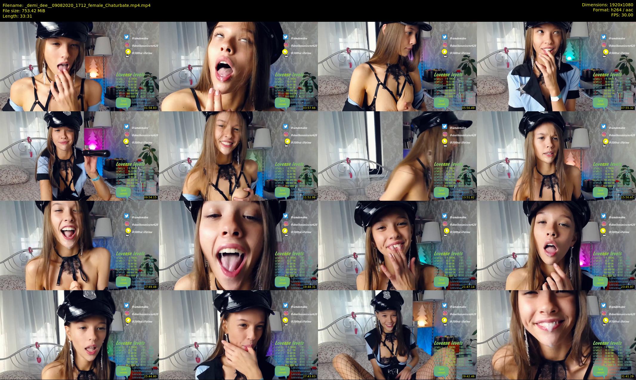 _demi_dee_ — 34 minute Chaturbate female cam show recording, 1080p, Aug 9, 2020