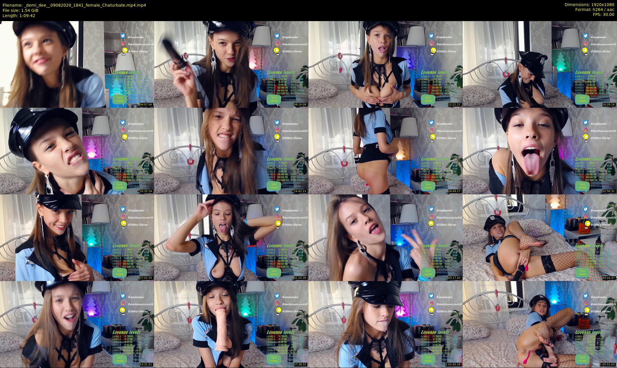 _demi_dee_ — 70 minute Chaturbate female cam show recording, 1080p, Aug 9, 2020