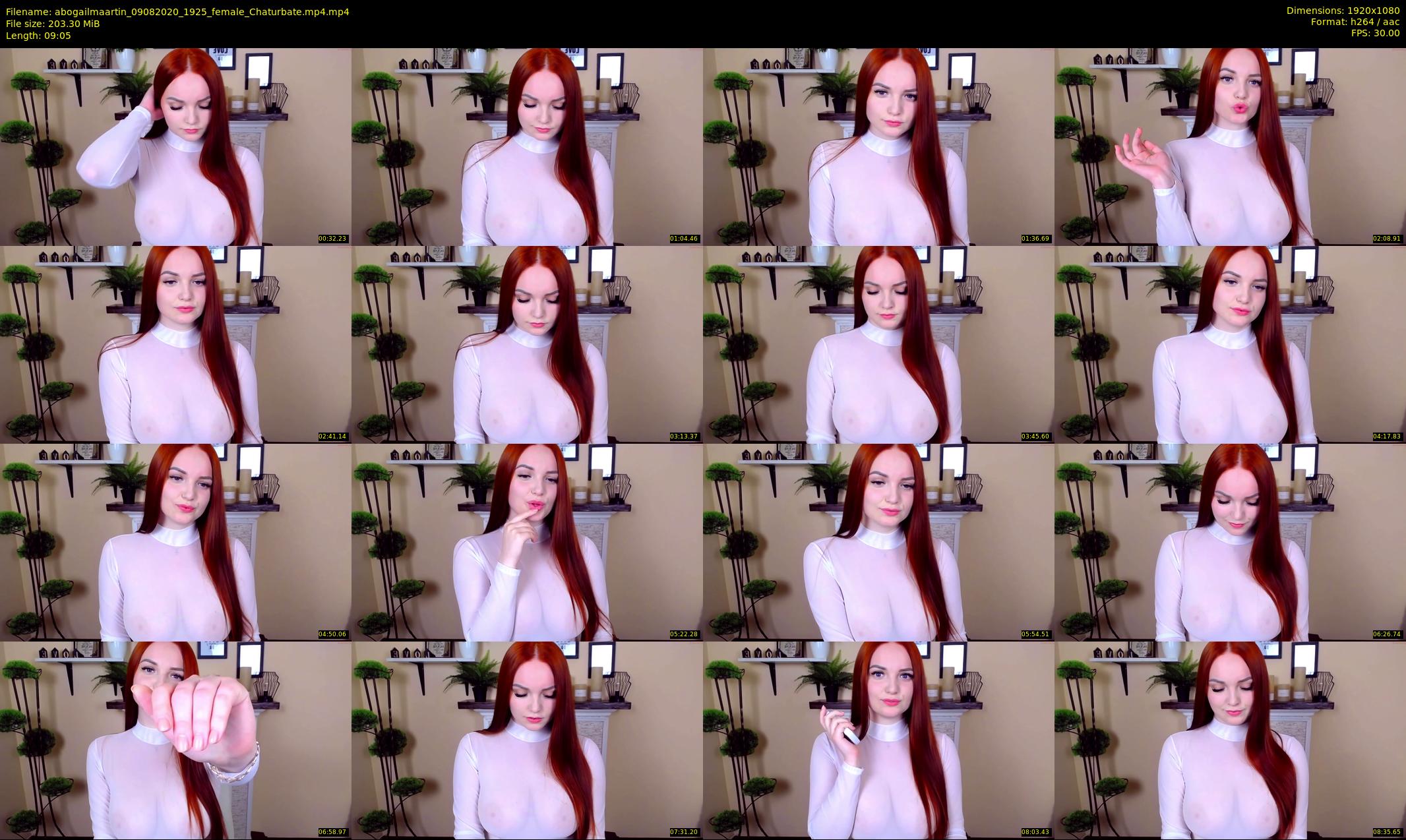 abogailmaartin — 10 minute Chaturbate female cam show recording, 1080p, Aug 9, 2020