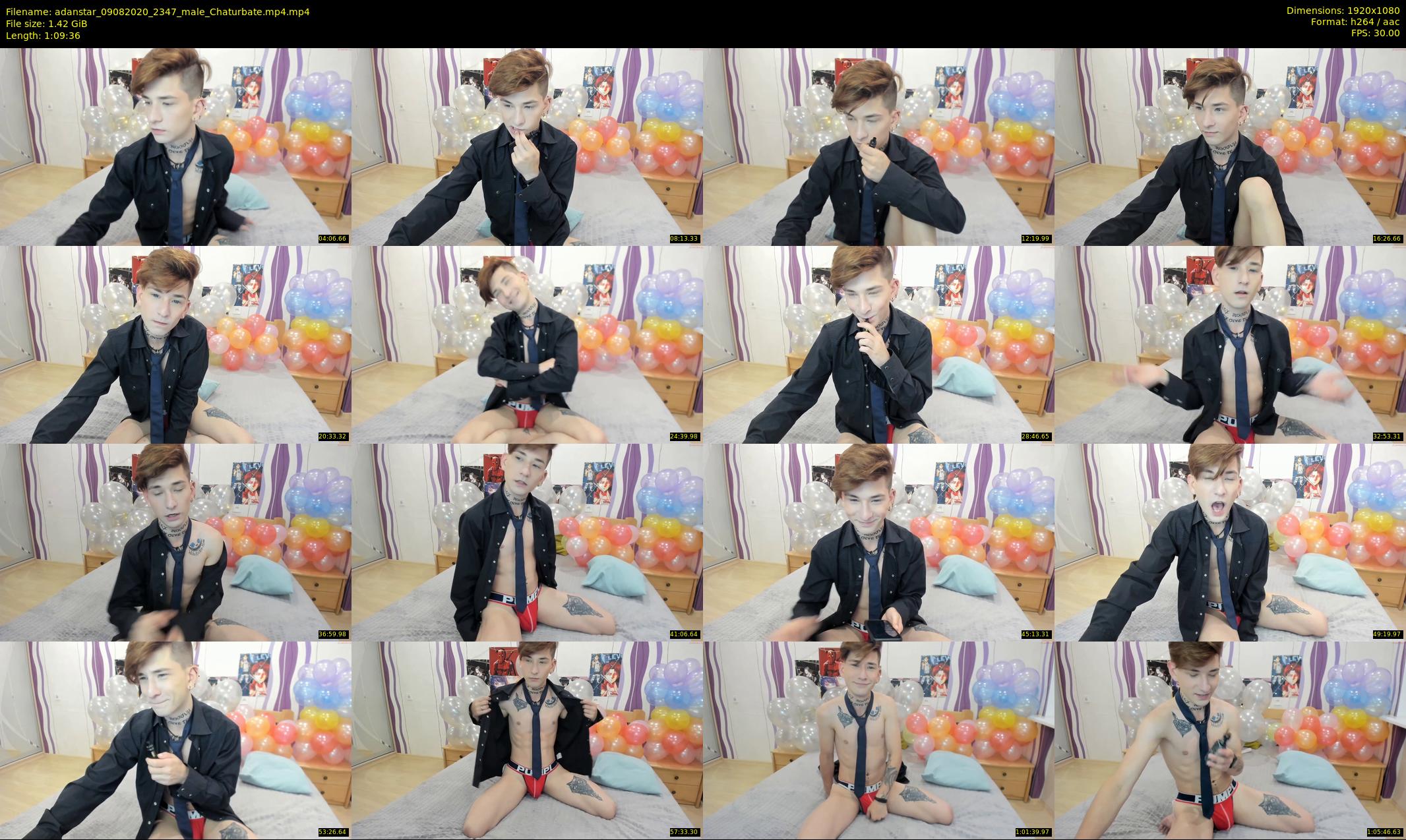 adanstar — 70 minute Chaturbate male cam show recording, 1080p, Aug 9, 2020