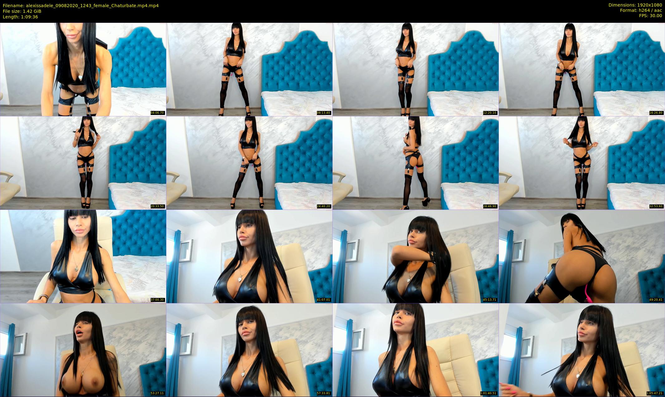 alexissadele — 70 minute Chaturbate female cam show recording, 1080p, Aug 9, 2020