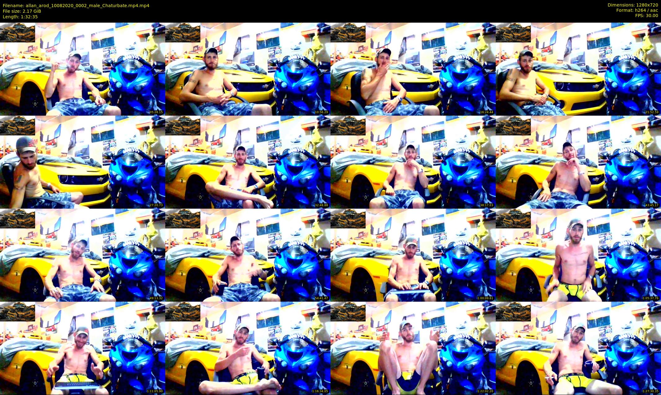 allan_arod — 93 minute Chaturbate male cam show recording, 720p, Aug 10, 2020
