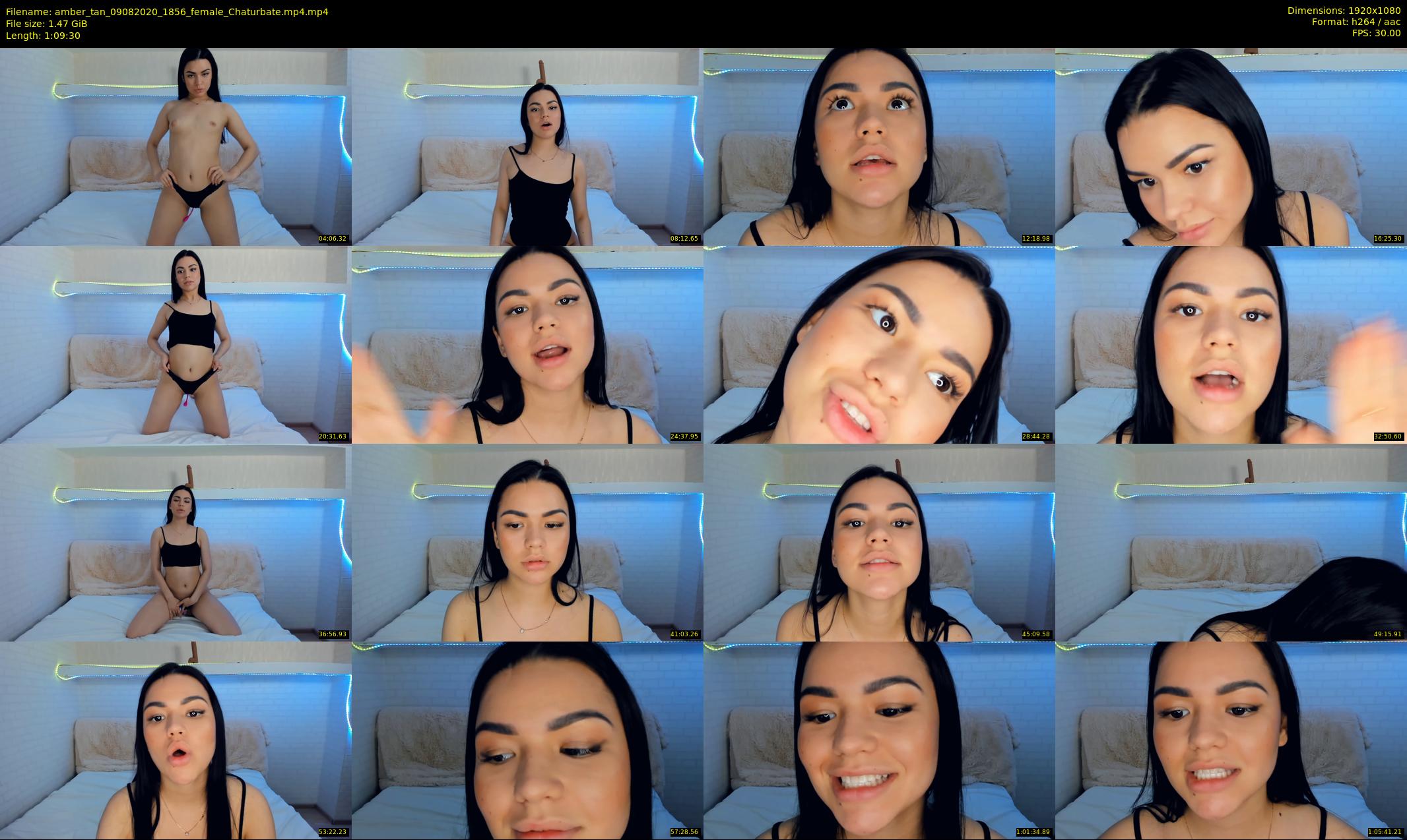 amber_tan — 70 minute Chaturbate female cam show recording, 1080p, Aug 9, 2020