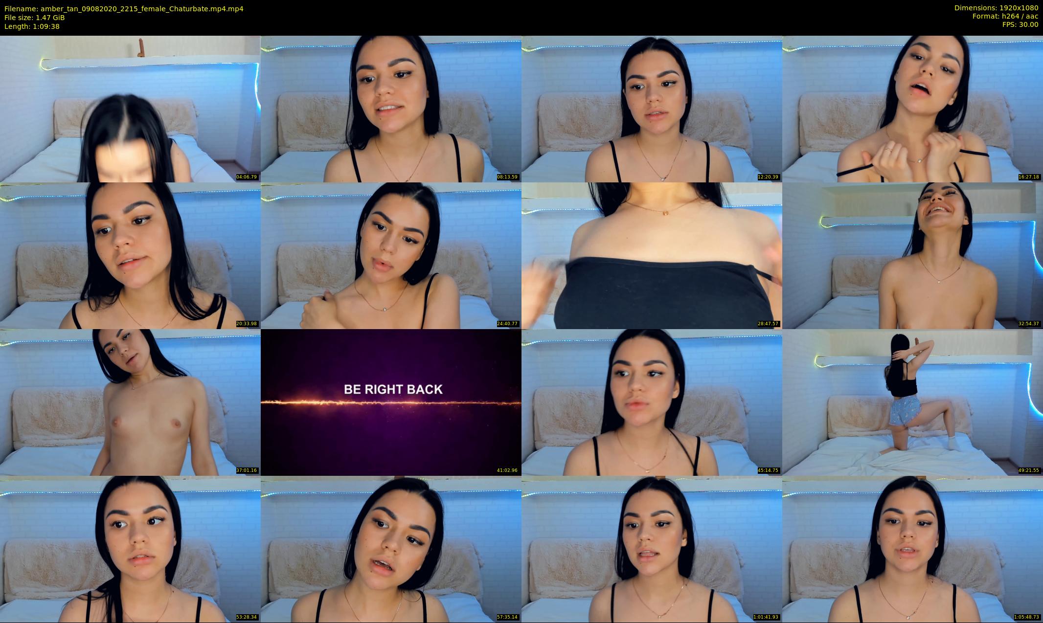 amber_tan — 70 minute Chaturbate female cam show recording, 1080p, Aug 9, 2020