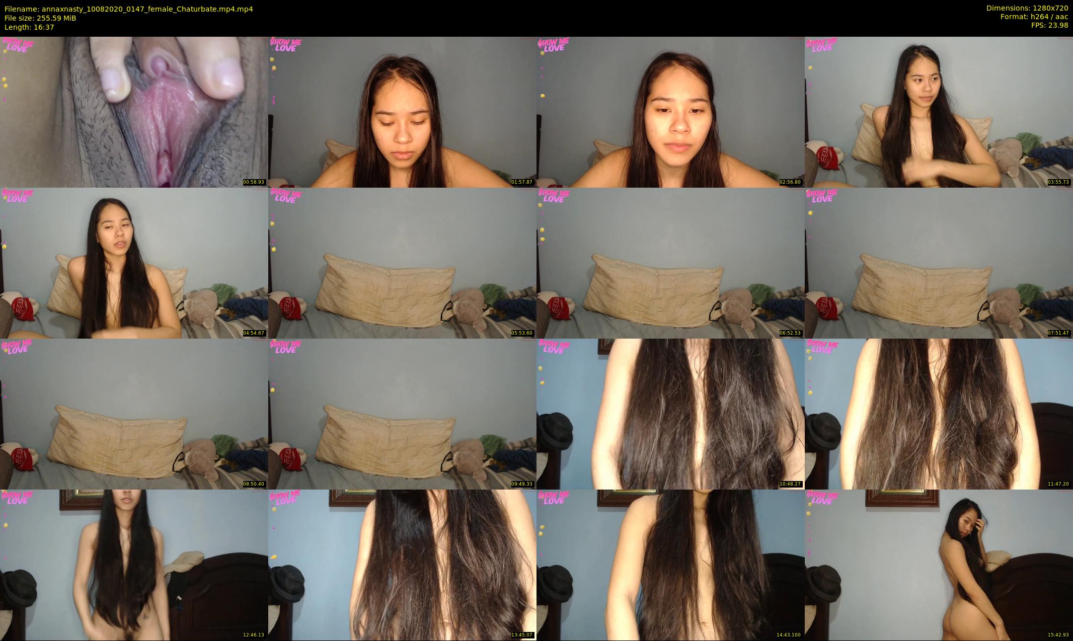 annaxnasty — 17 minute Chaturbate female cam show recording, 720p, Aug 10, 2020
