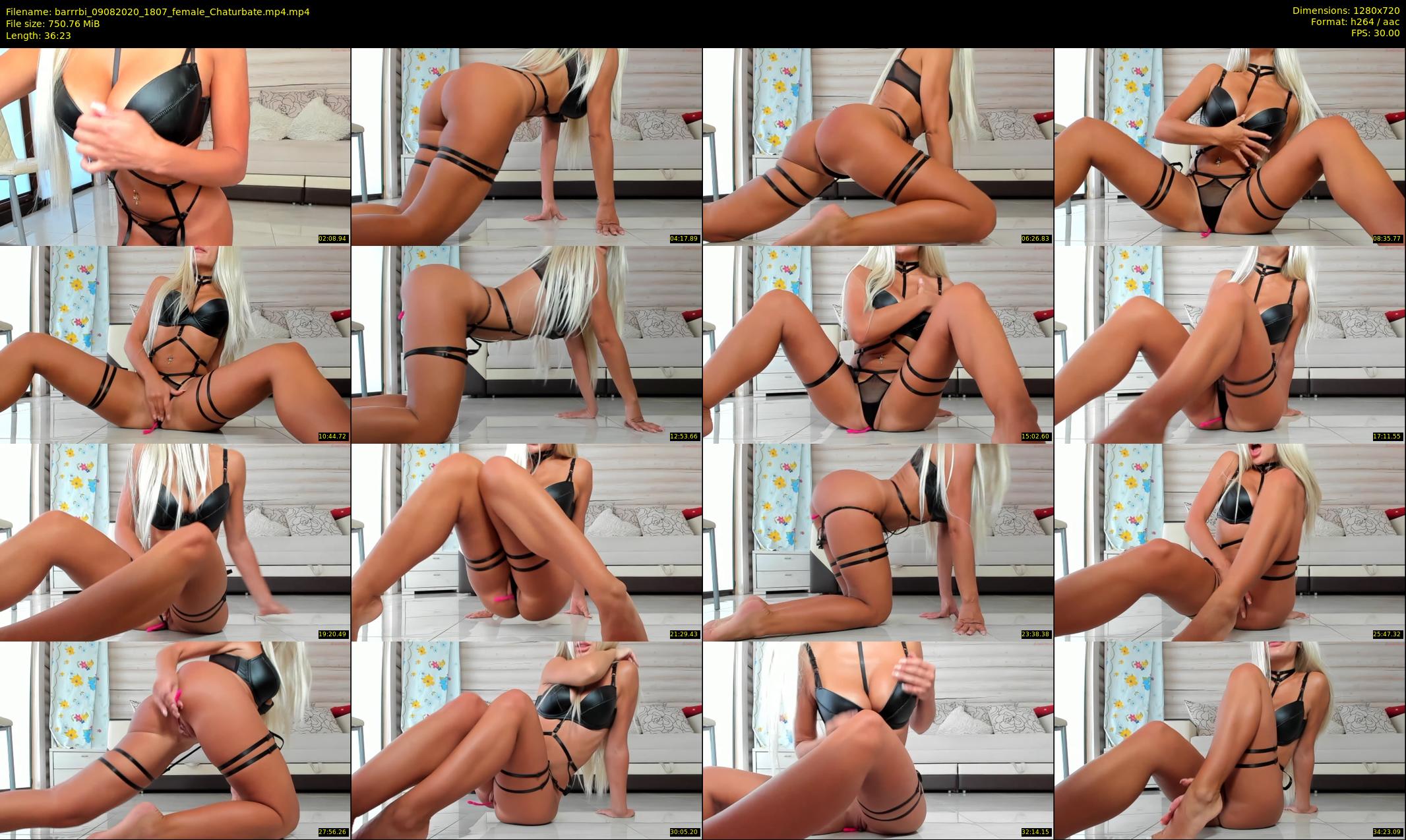 barrrbi — 37 minute Chaturbate female cam show recording, 720p, Aug 9, 2020