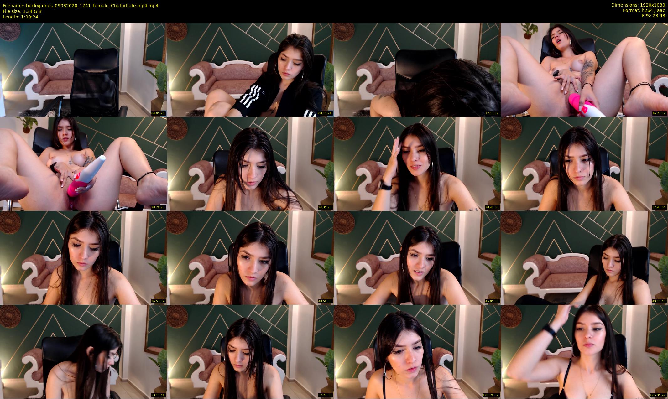 beckyjames — 70 minute Chaturbate female cam show recording, 1080p, Aug 9, 2020