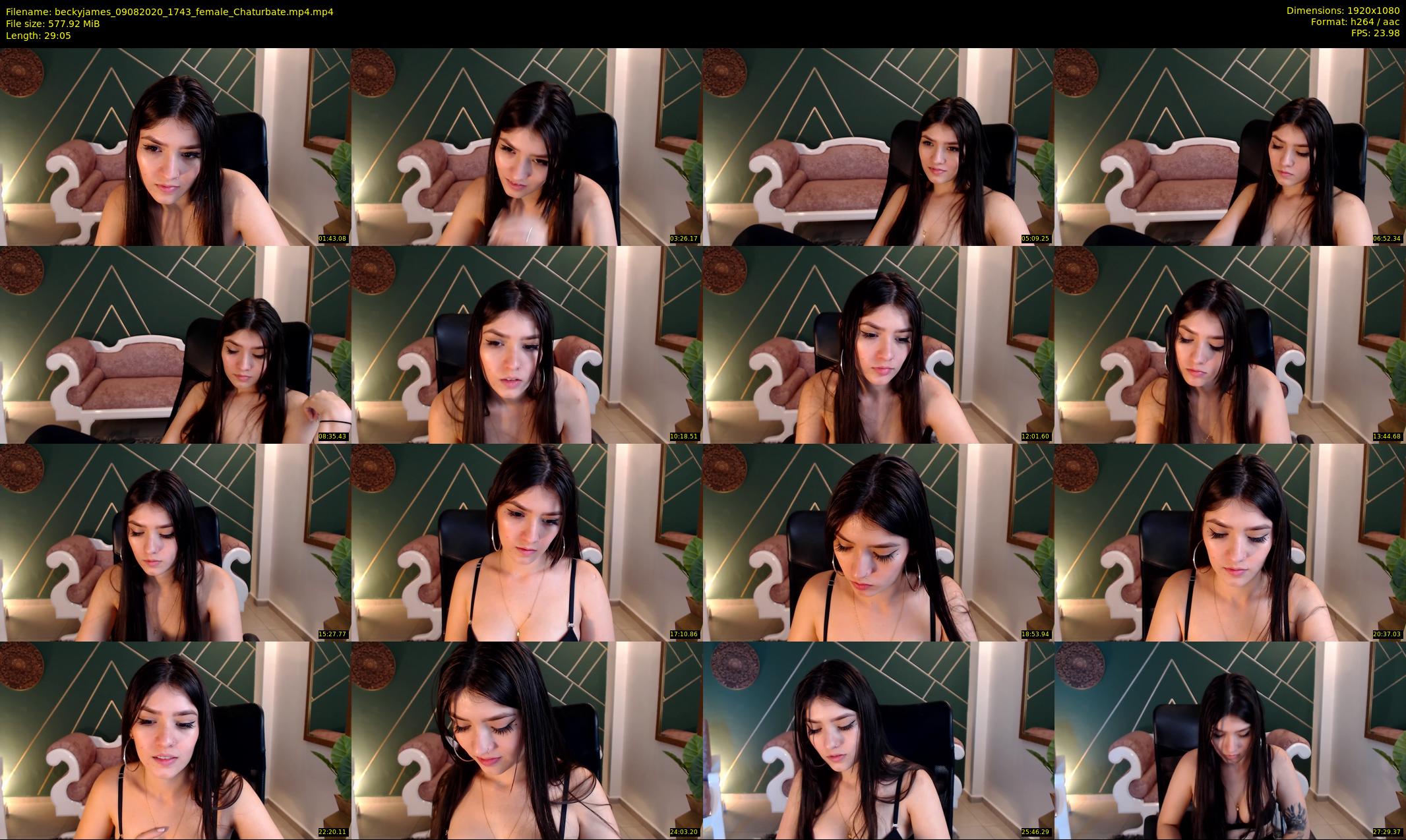 beckyjames — 30 minute Chaturbate female cam show recording, 1080p, Aug 9, 2020