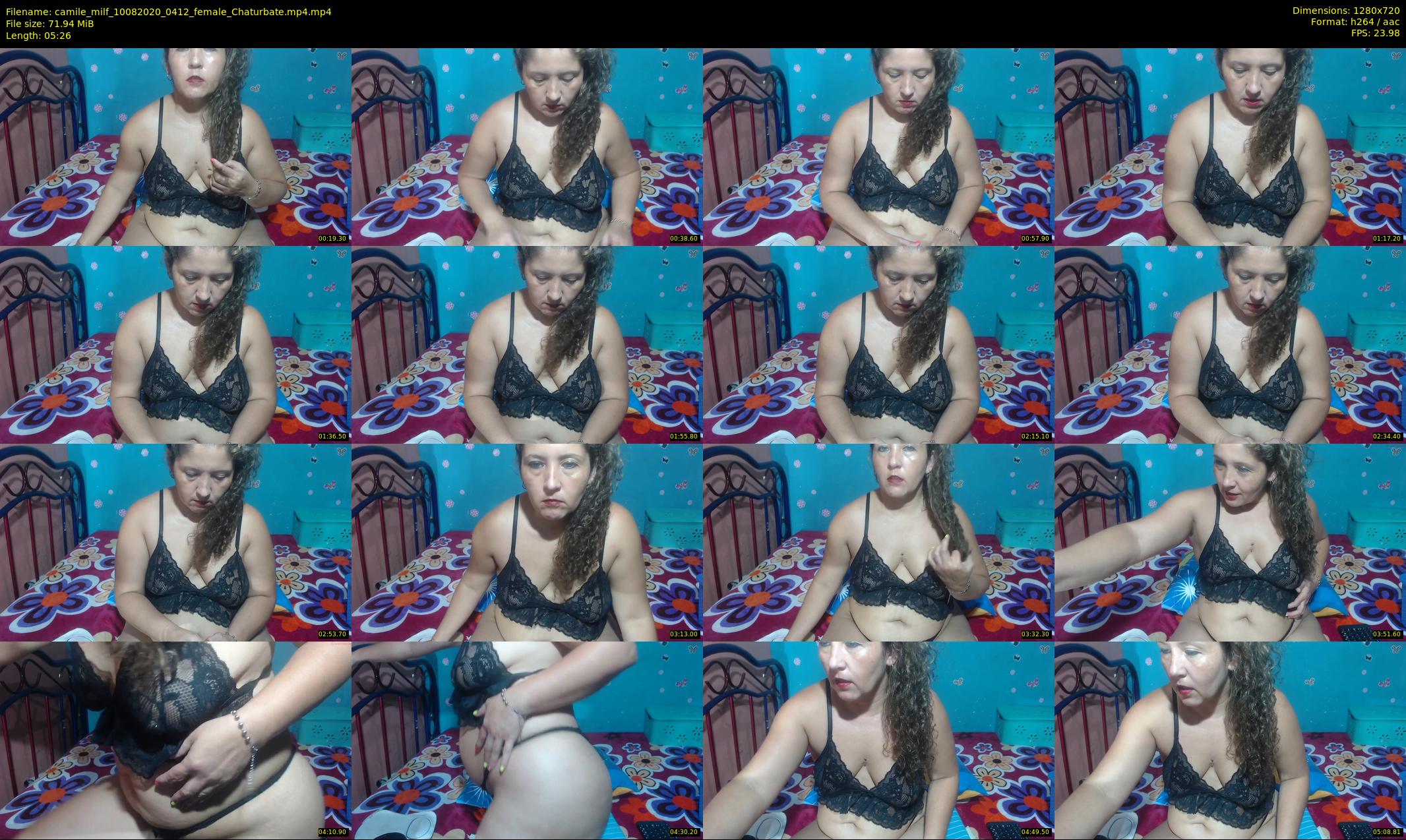camile_milf — 6 minute Chaturbate female cam show recording, 720p, Aug 10, 2020