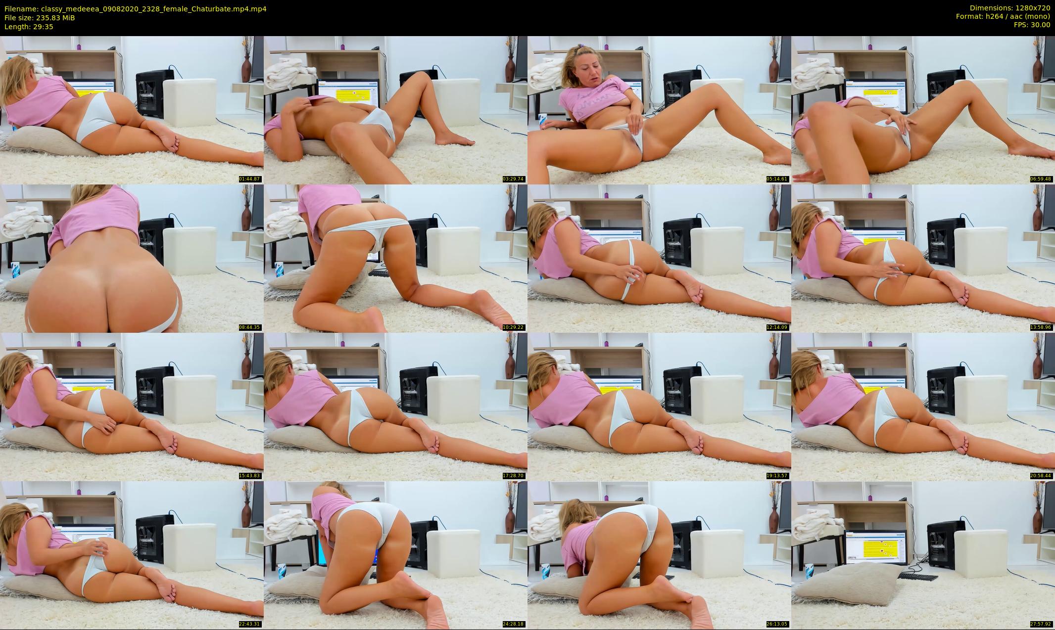classy_medeeea — 30 minute Chaturbate female cam show recording, 720p, Aug 9, 2020