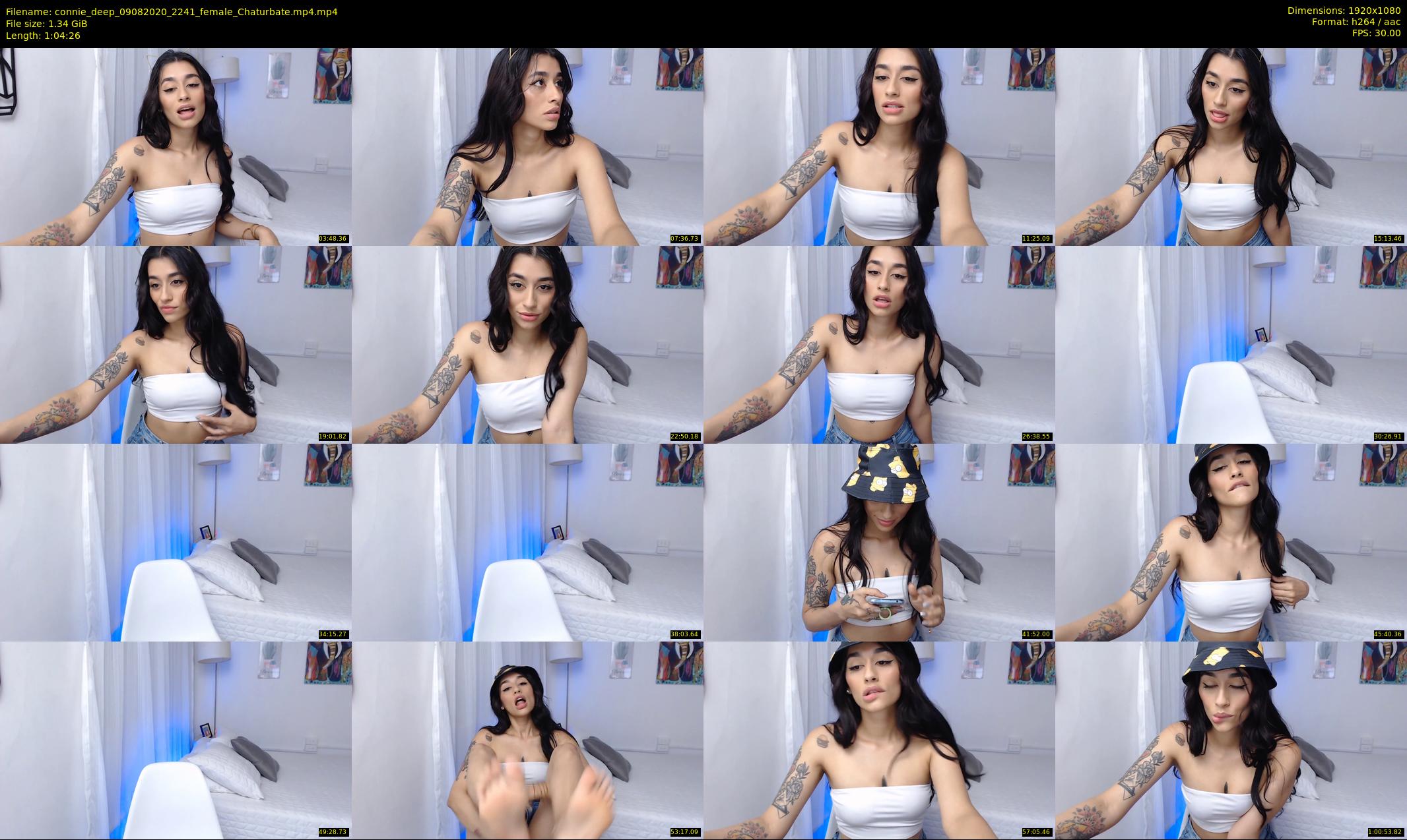 connie_deep — 65 minute Chaturbate female cam show recording, 1080p, Aug 9, 2020