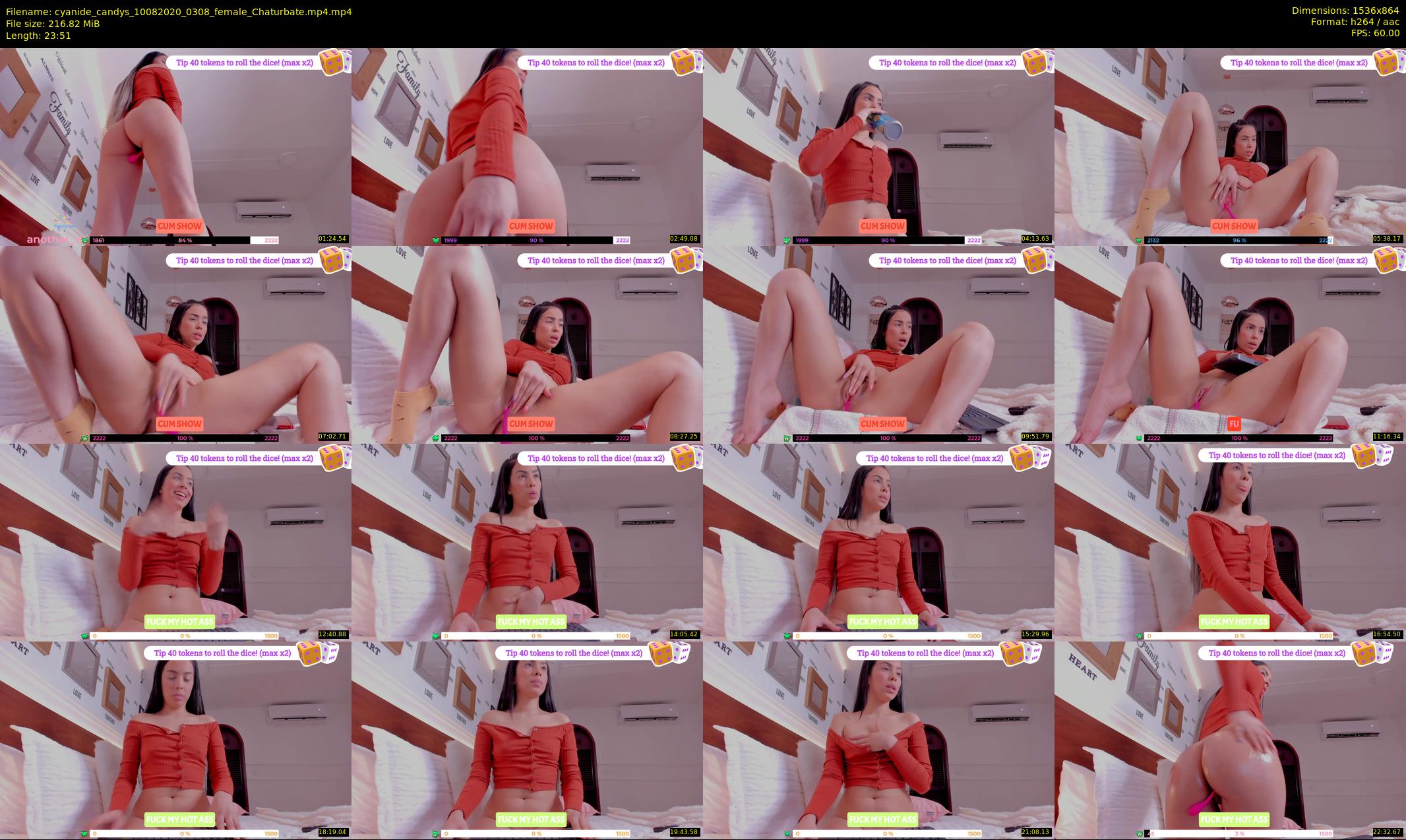 cyanide_candys — 24 minute Chaturbate female cam show recording, 720p, Aug 10, 2020