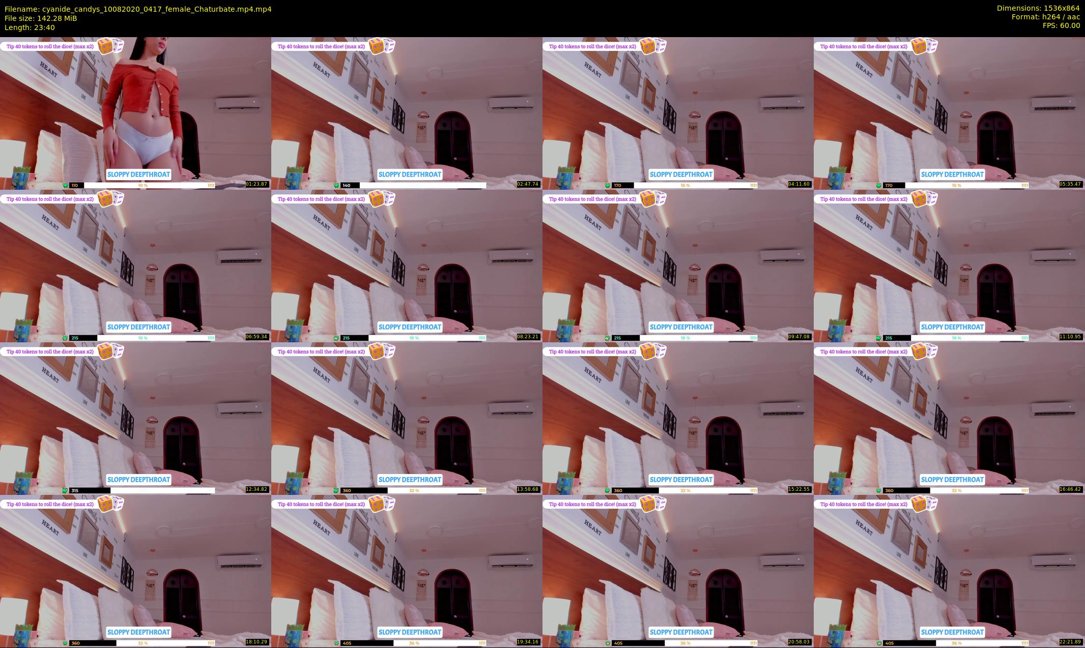 cyanide_candys — 24 minute Chaturbate female cam show recording, 720p, Aug 10, 2020