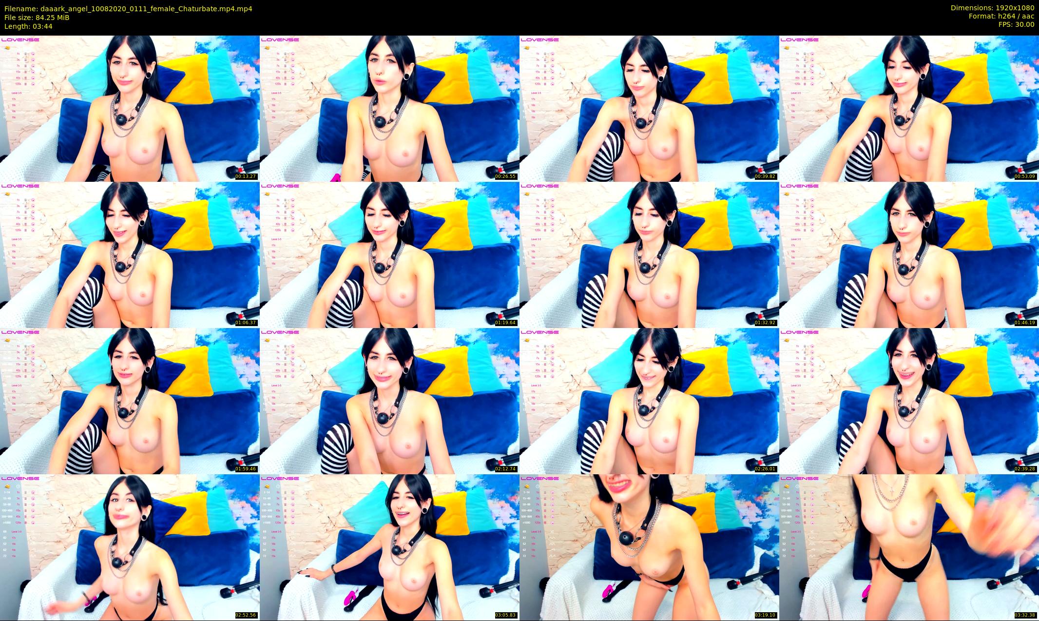 daaark_angel — 4 minute Chaturbate female cam show recording, 1080p, Aug 10, 2020
