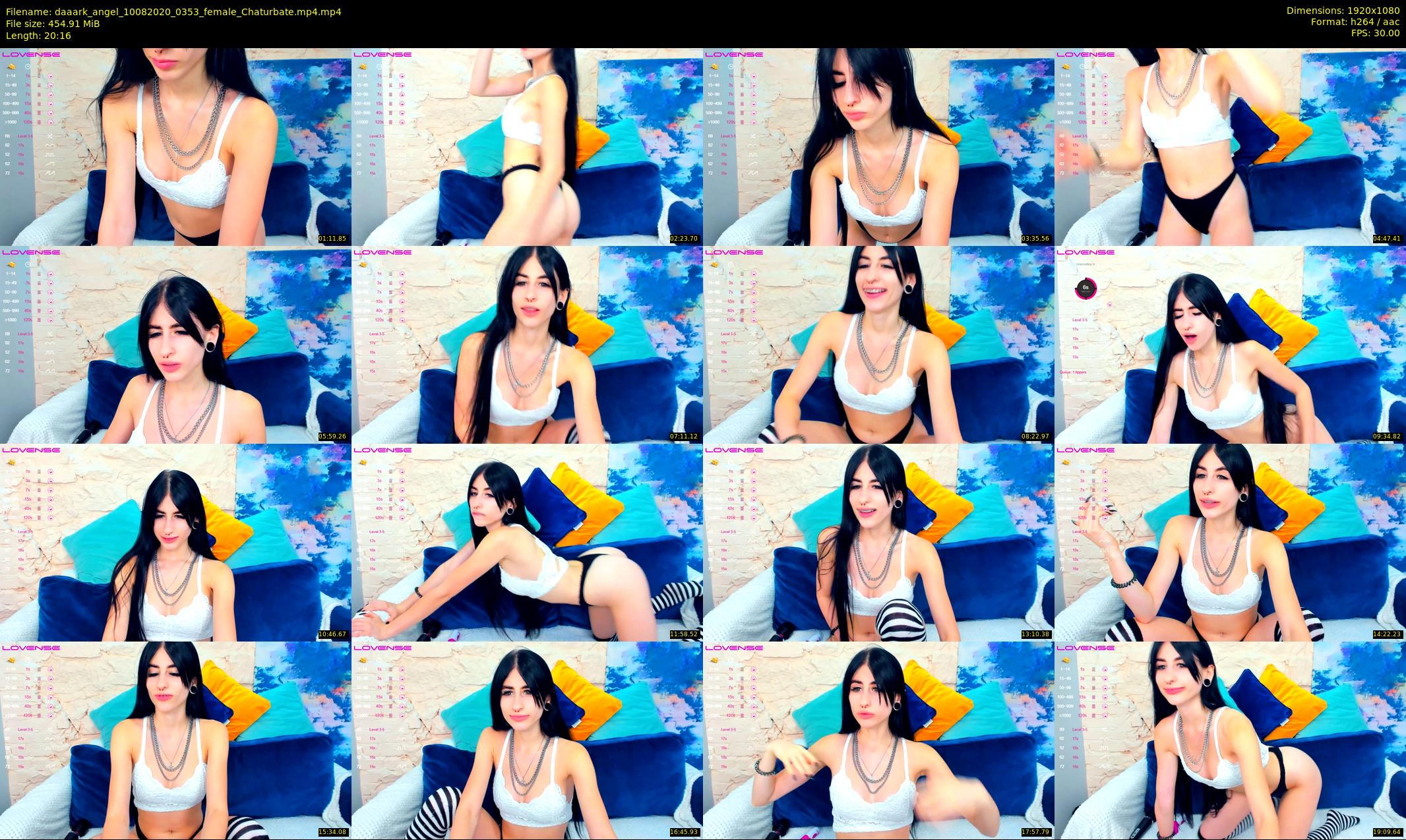 daaark_angel — 21 minute Chaturbate female cam show recording, 1080p, Aug 10, 2020