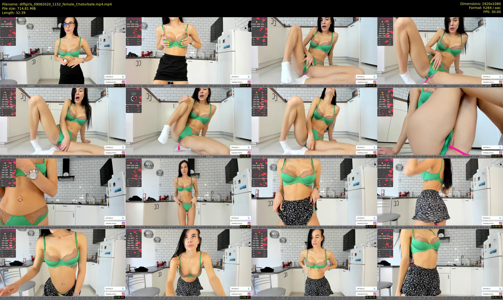 diffgirls — 33 minute Chaturbate female cam show recording, 1080p, Aug 9, 2020