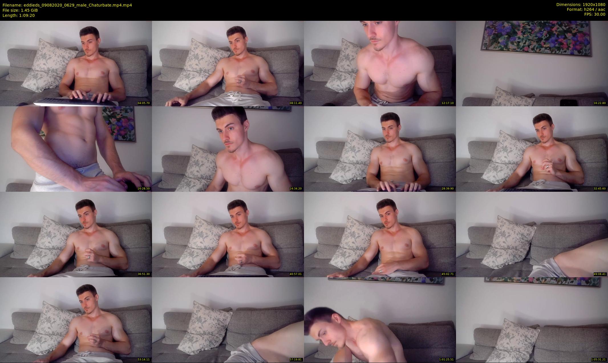 eddieds — 70 minute Chaturbate male cam show recording, 1080p, Aug 9, 2020