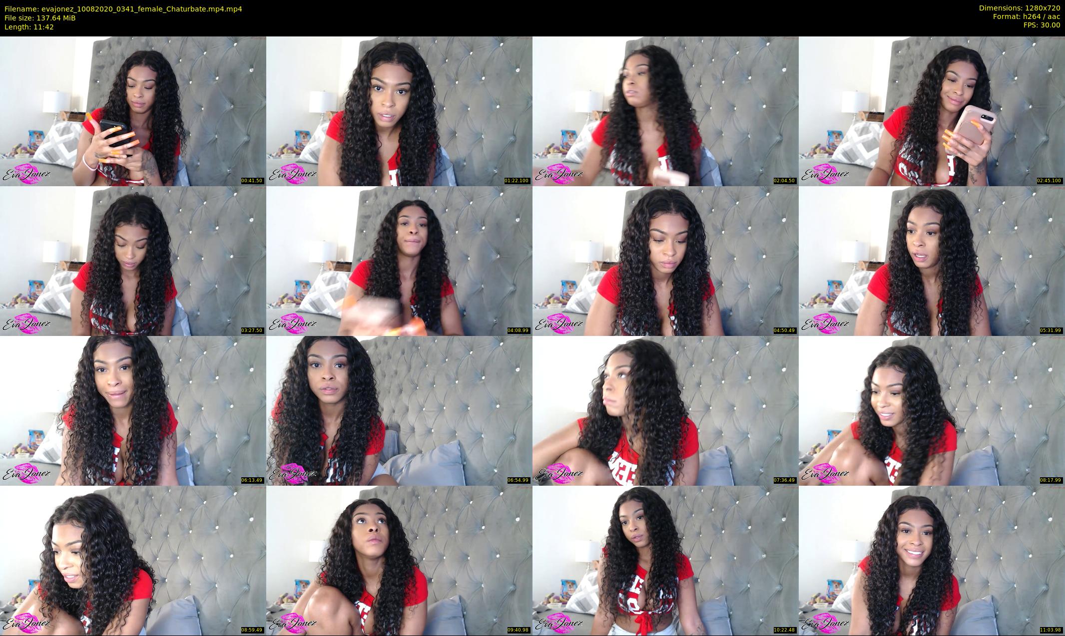 evajonez — 12 minute Chaturbate female cam show recording, 720p, Aug 10, 2020