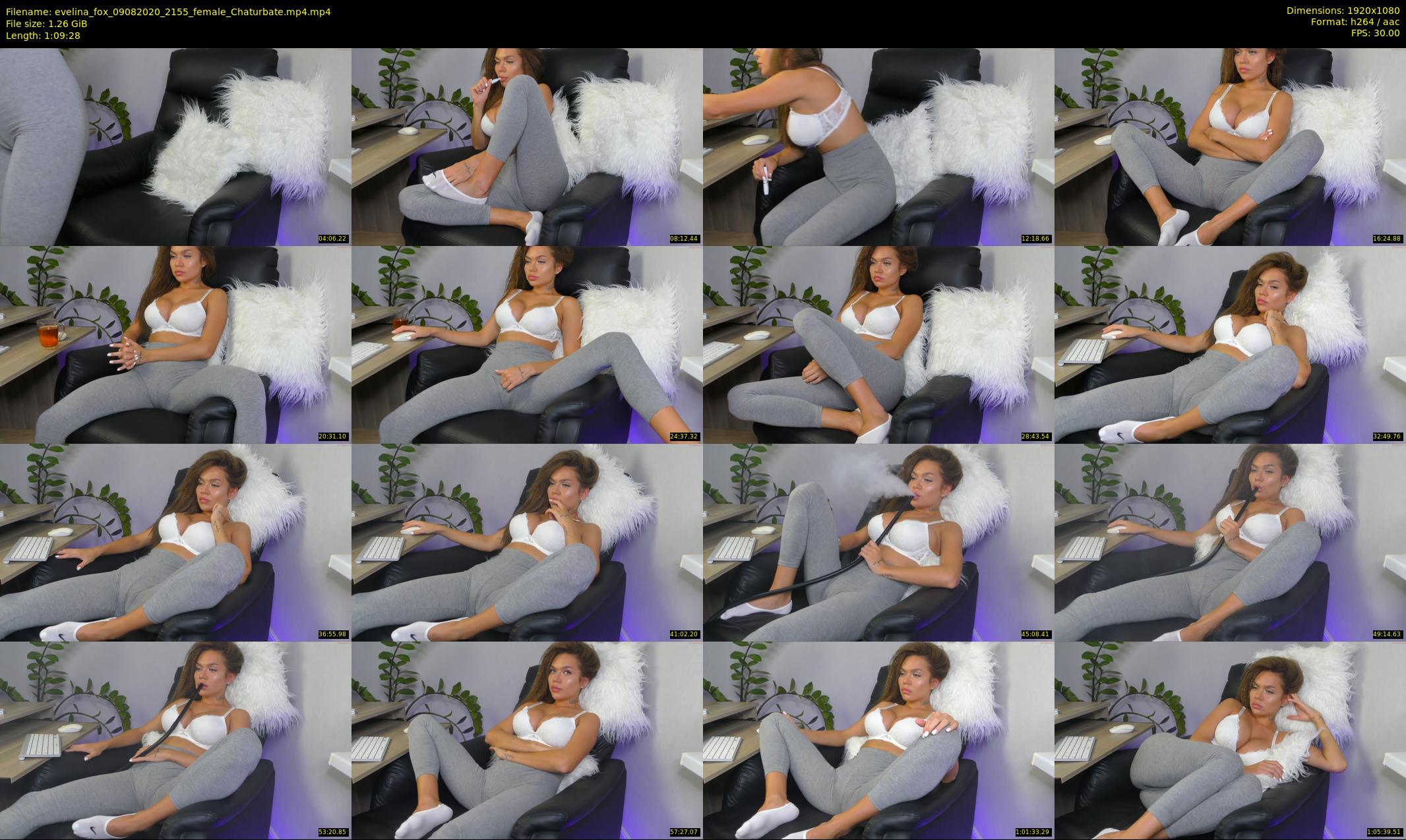 evelina_fox — 70 minute Chaturbate female cam show recording, 1080p, Aug 9, 2020