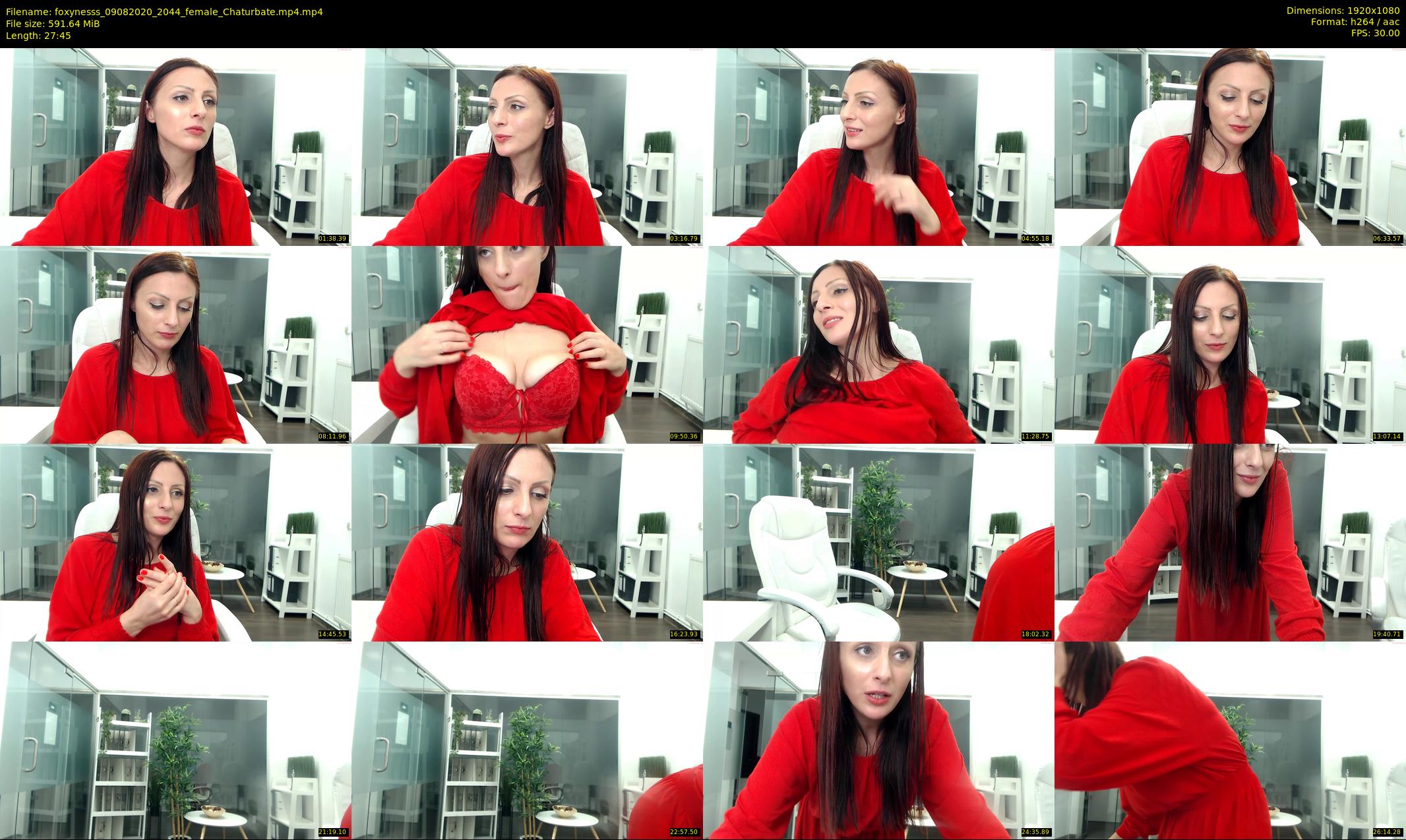 foxynesss — 28 minute Chaturbate female cam show recording, 1080p, Aug 9, 2020