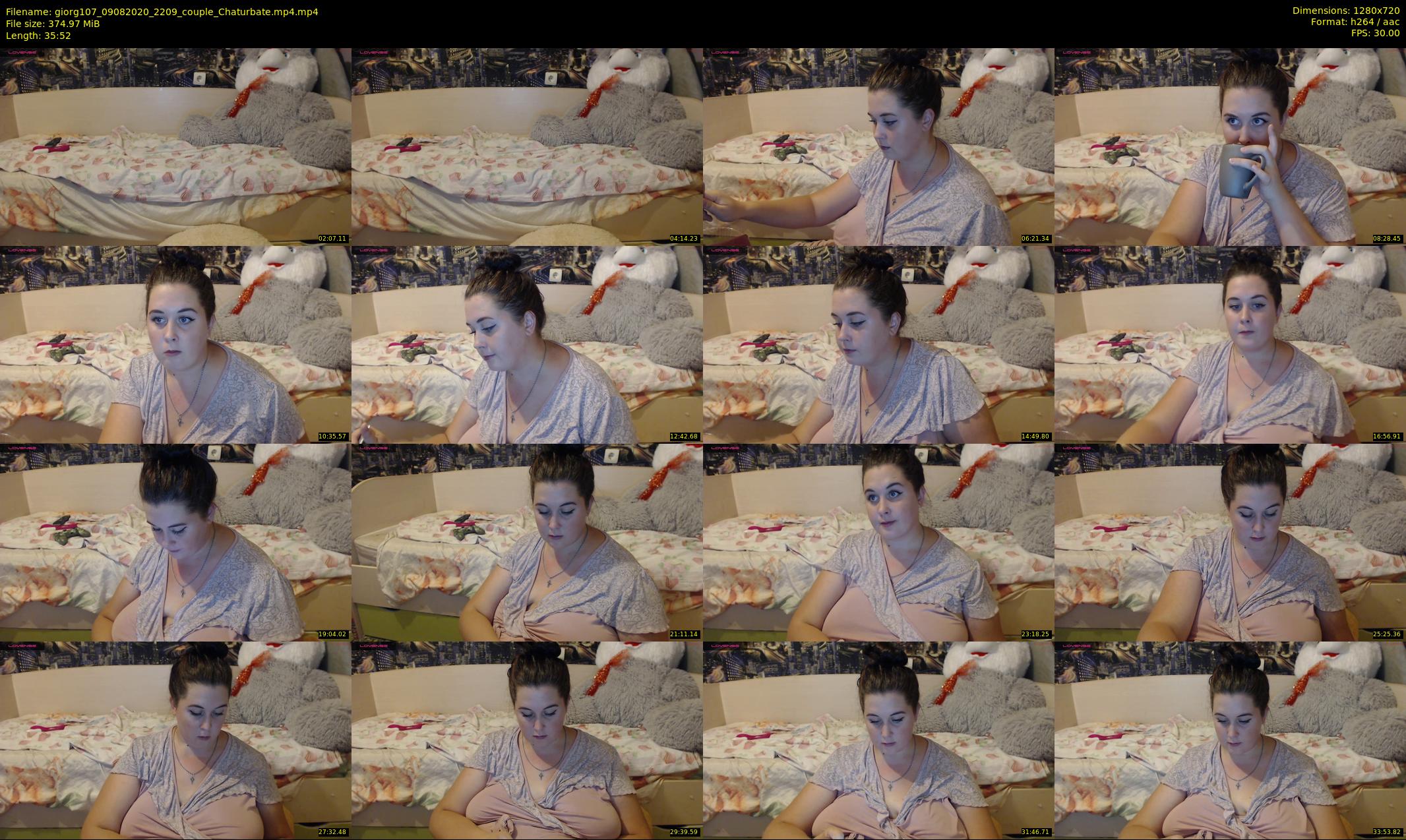giorg107 — 36 minute Chaturbate couple cam show recording, 720p, Aug 9, 2020