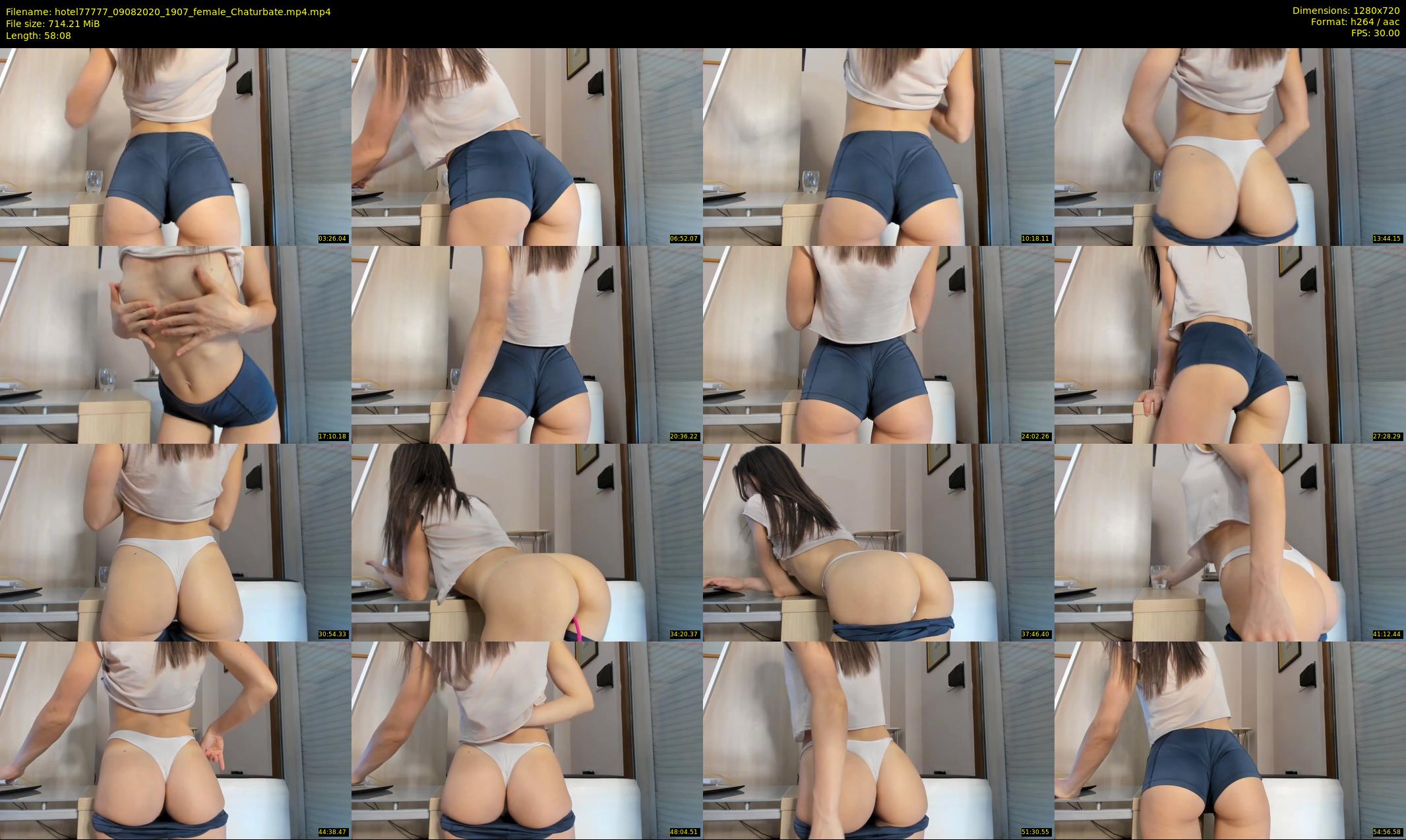 hotel77777 — 59 minute Chaturbate female cam show recording, 720p, Aug 9, 2020