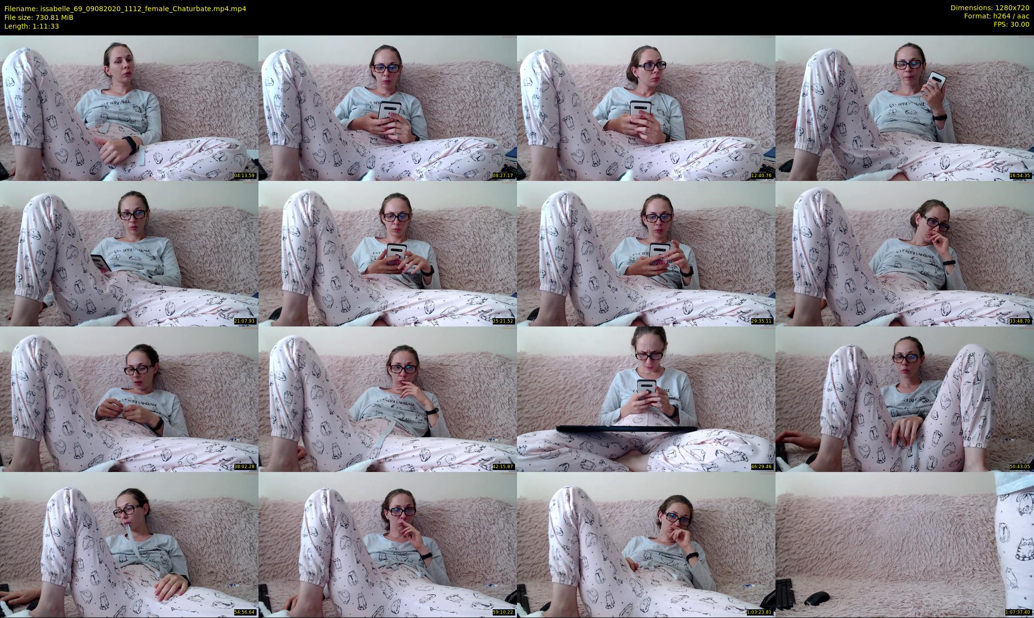 issabelle_69 — 72 minute Chaturbate couple cam show recording, 720p, Aug 9, 2020